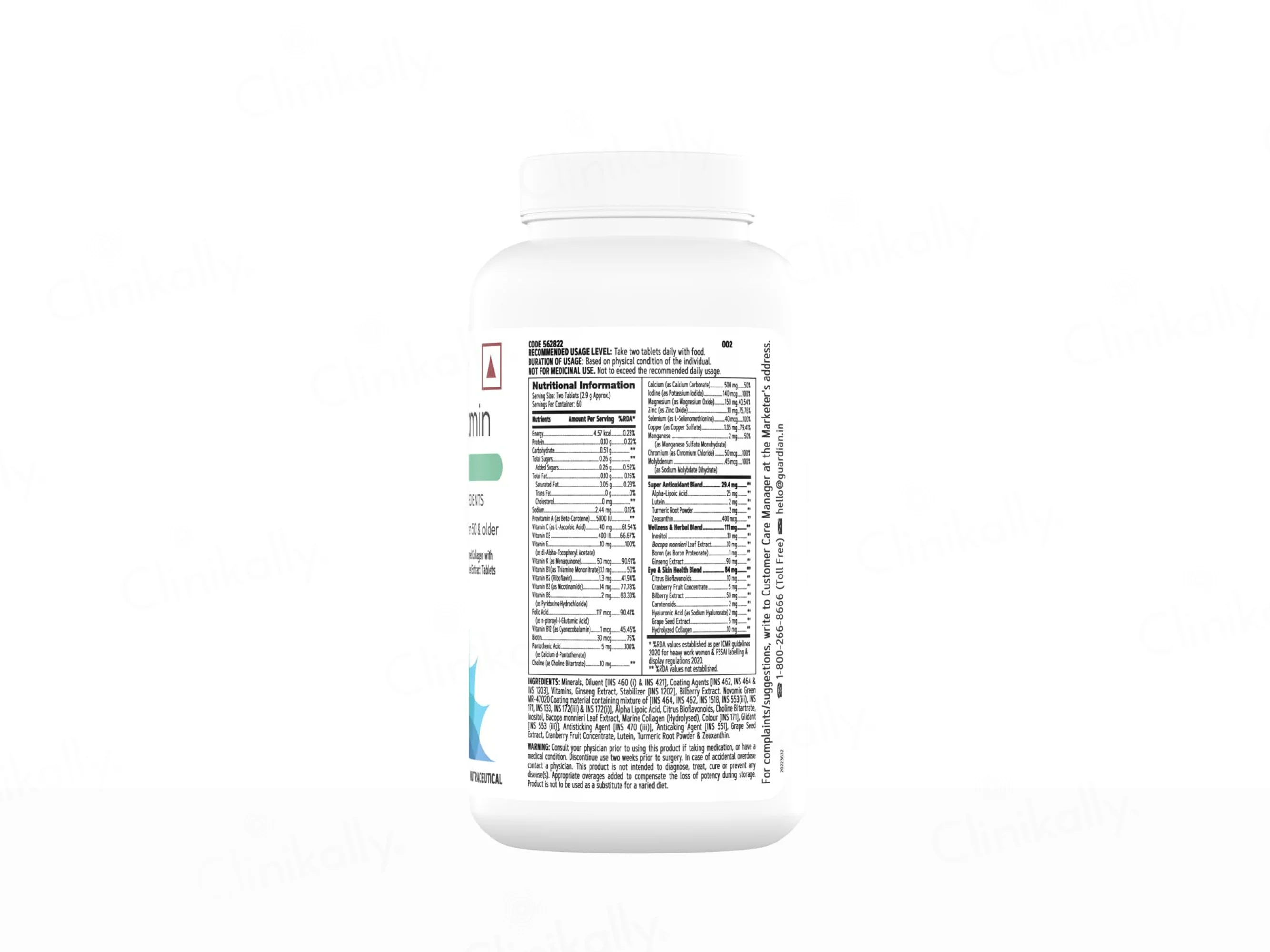 GNC Women's Multivitamin 50 Plus Nutraceutical Tablet - Image 8