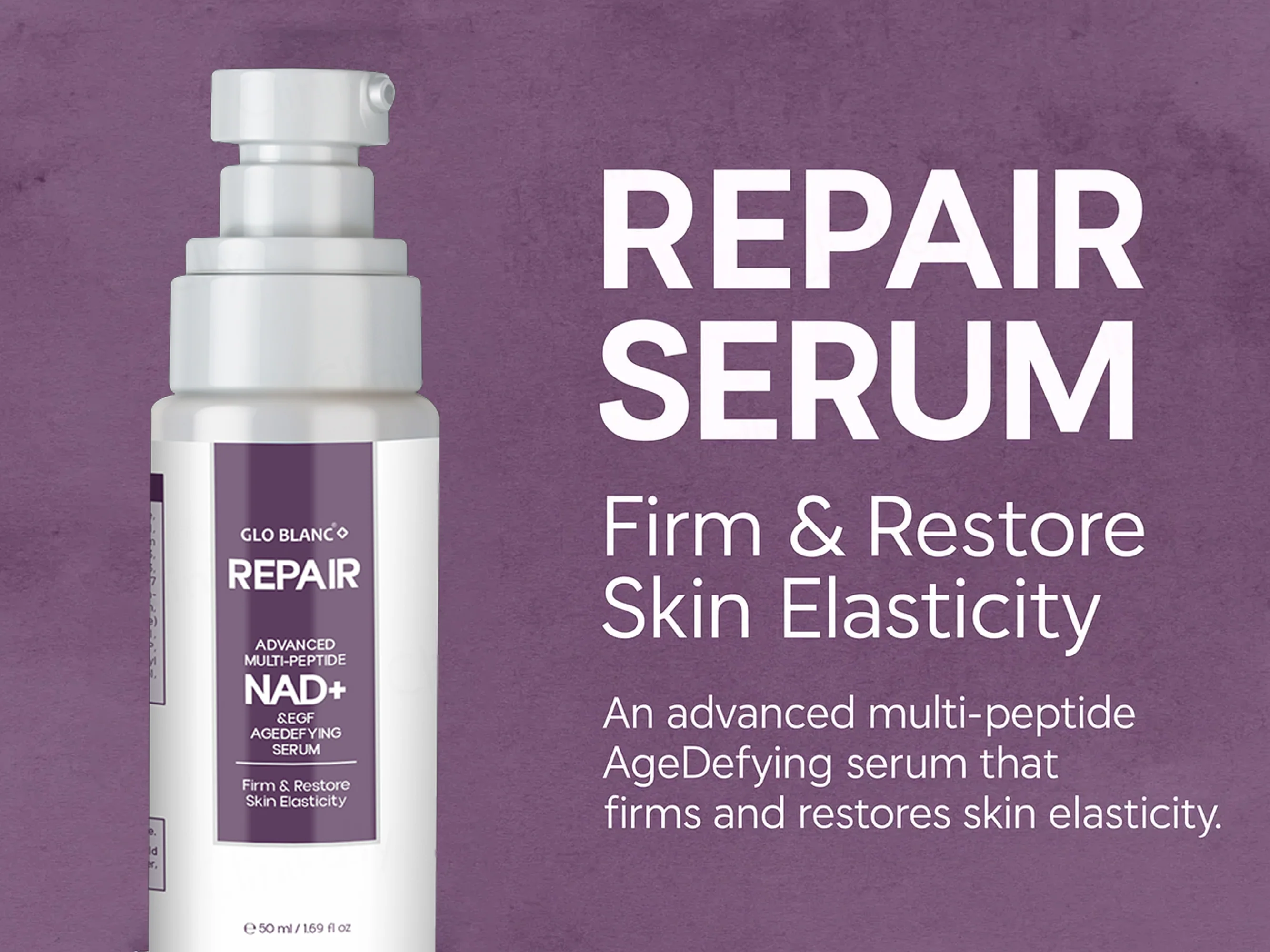 Go Blanc Repair Advanced Multi-Peptide NAD+ & EGF Age-Defying Serum - Image 3