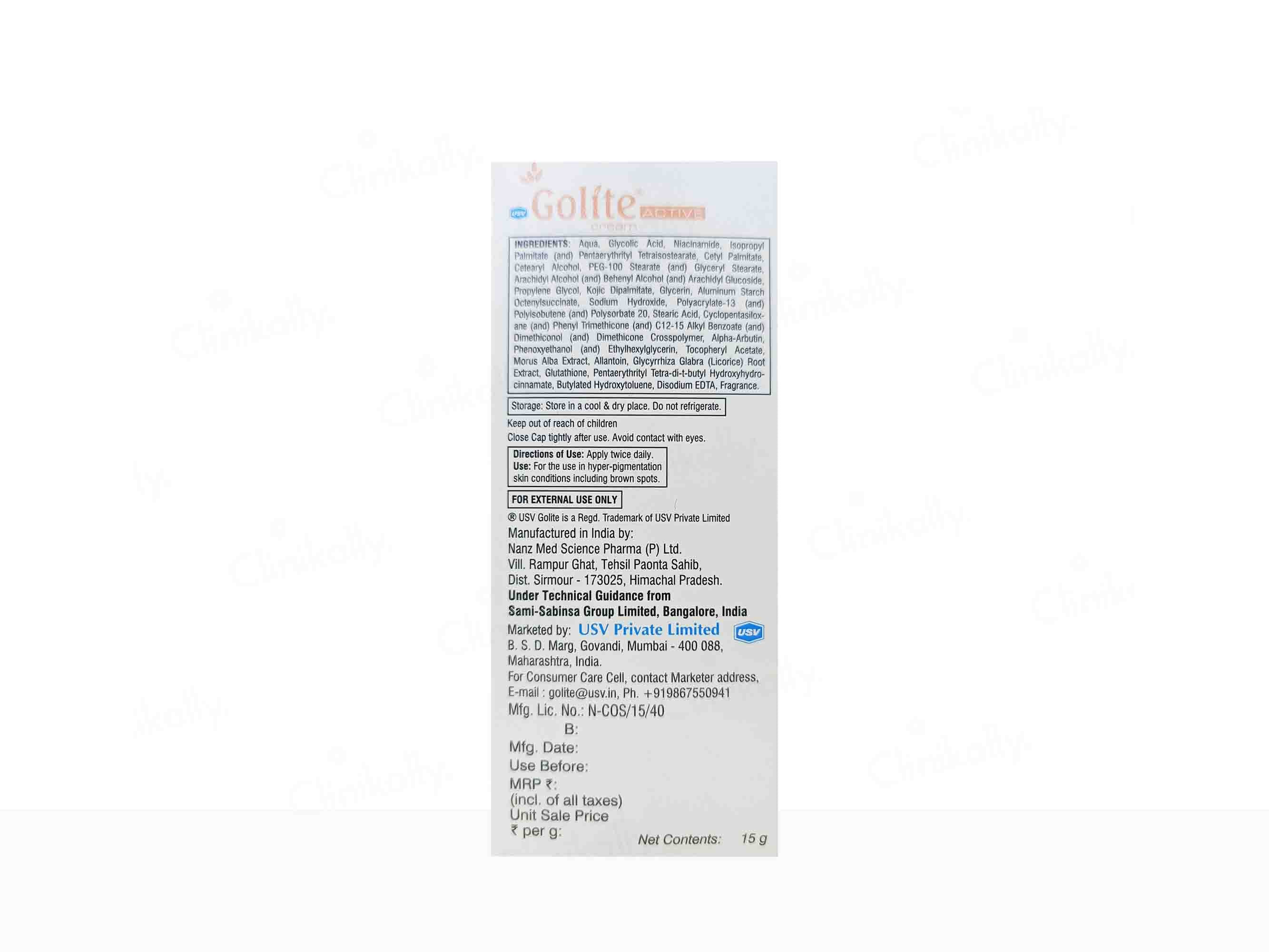 Golite Active Depigmenting Cream - Image 5