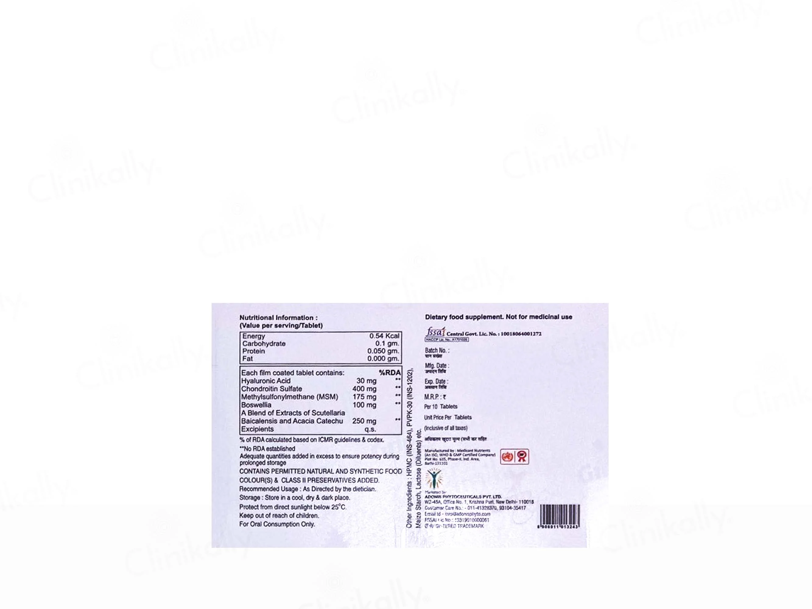 Grip Fit Nutraceutical Tablet - Image 2