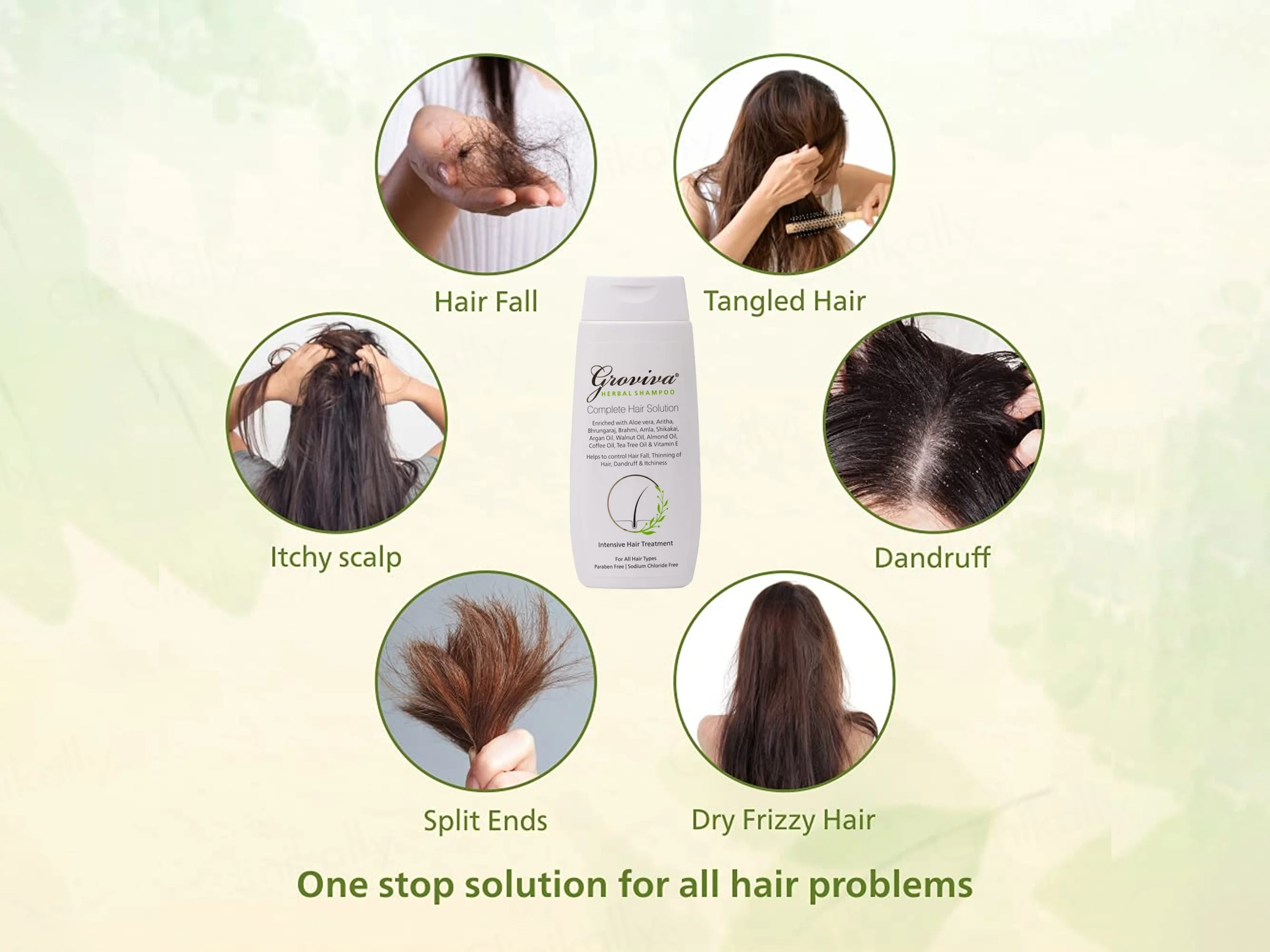 Groviva Complete Hair Solution Herbal Shampoo - Image 6