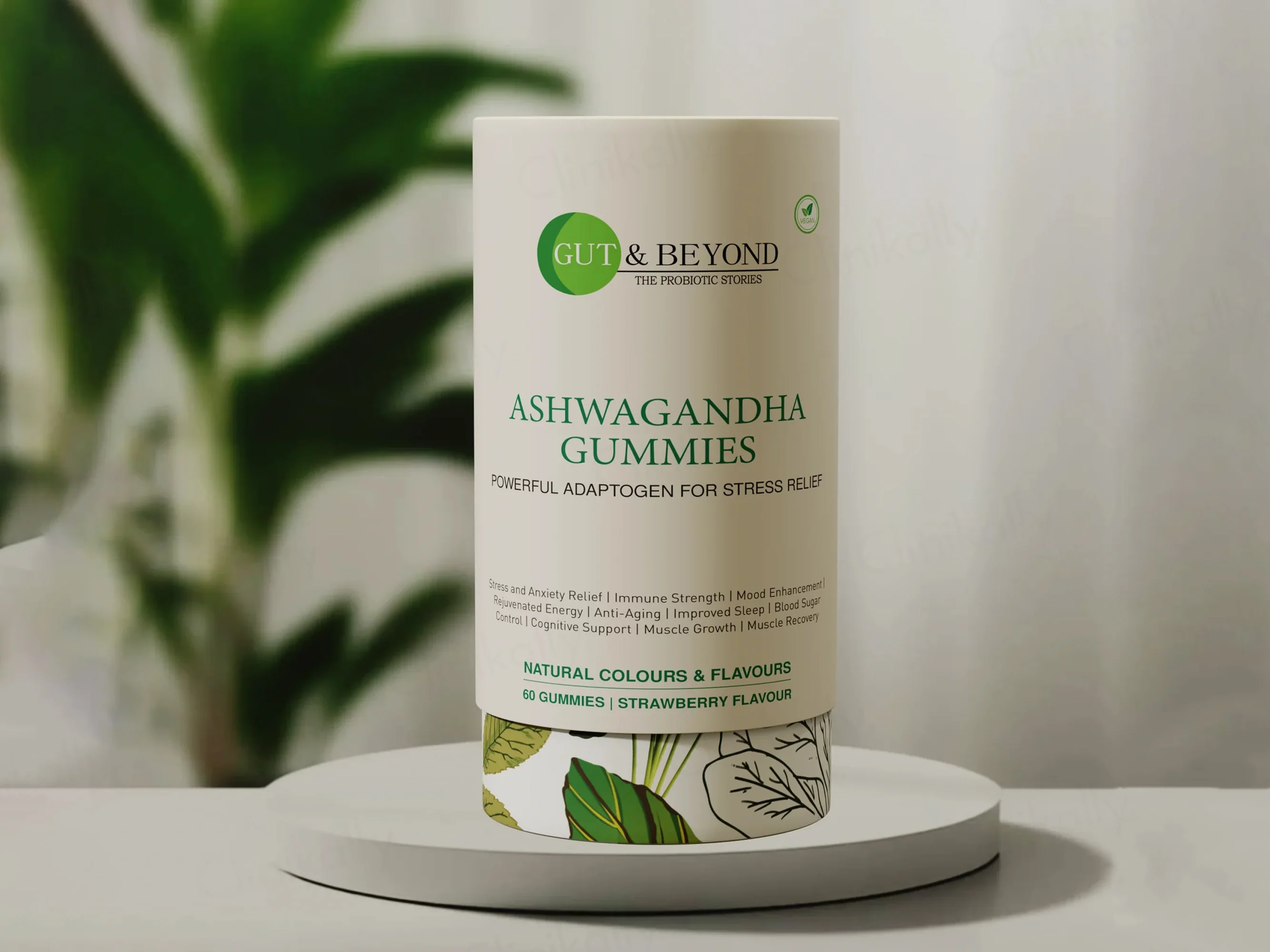 Gut & Beyond Ashwagandha Gummies - Strawberry Flavour - Image 2