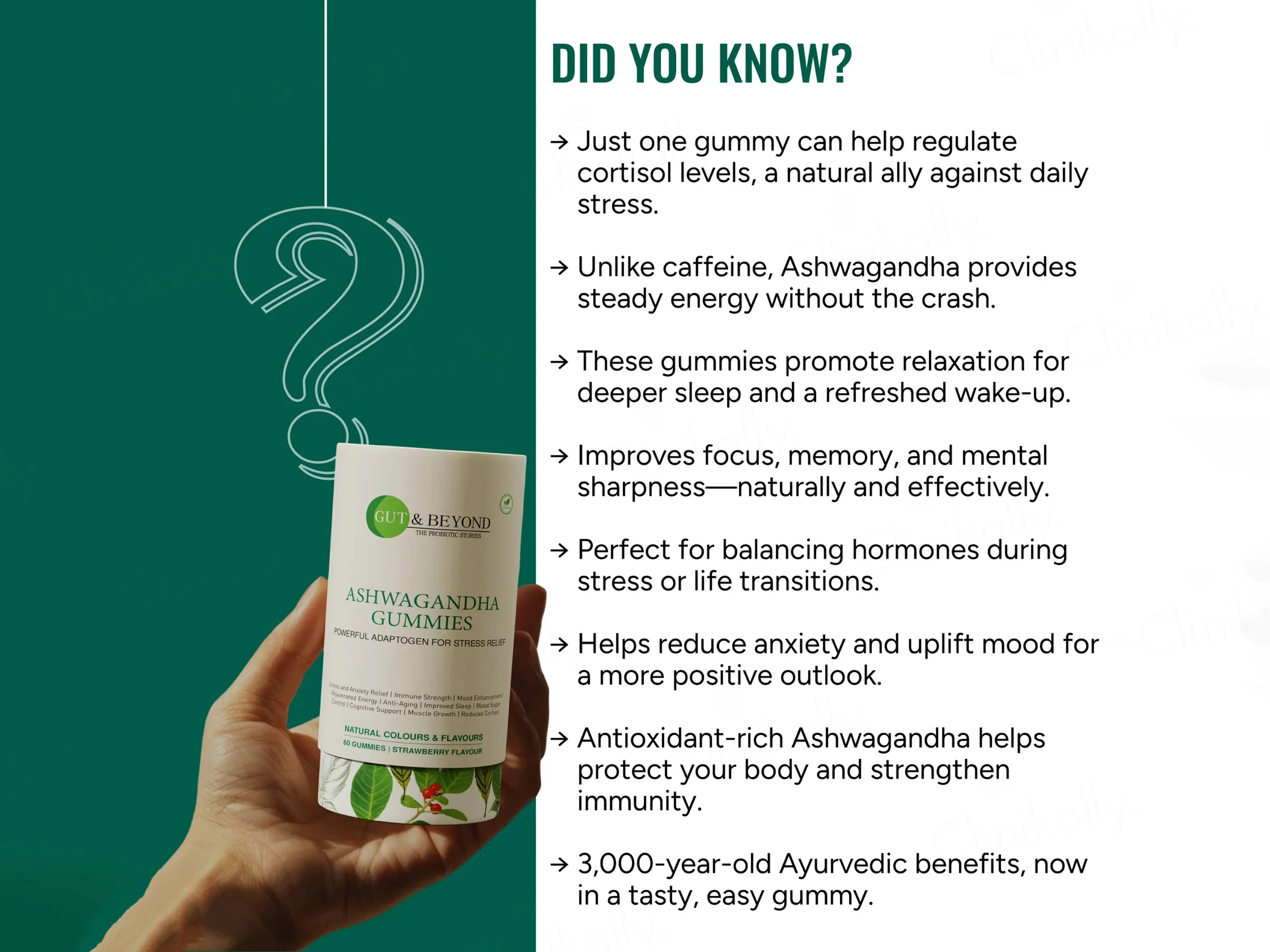 Gut & Beyond Ashwagandha Gummies - Strawberry Flavour - Image 7