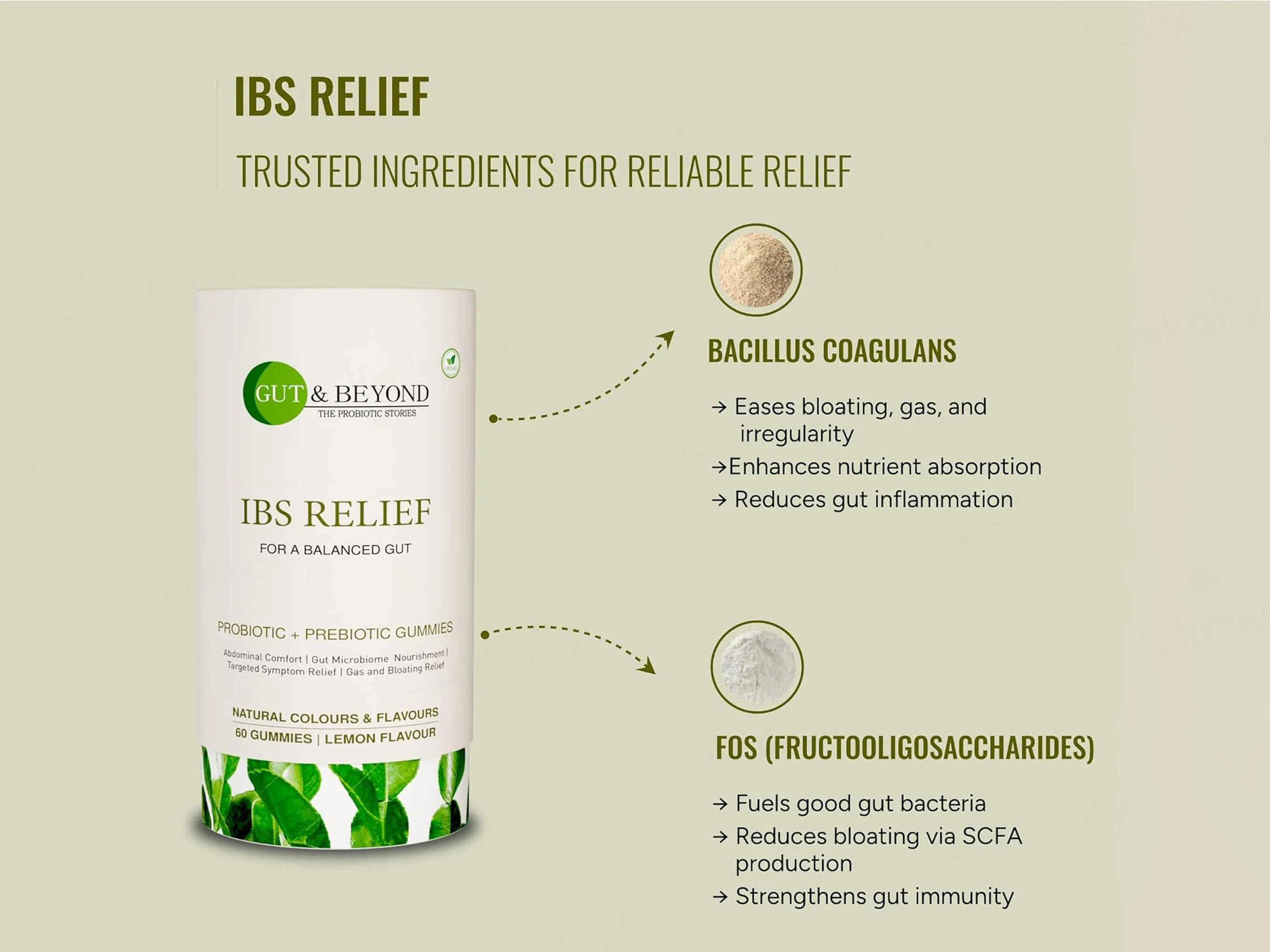 Gut & Beyond IBS Relief Gummies - Lemon Flavour - Image 5