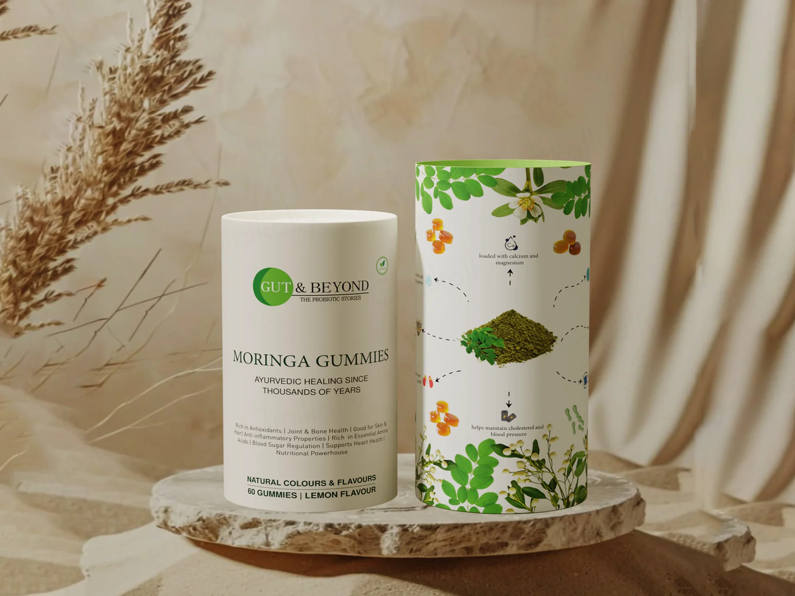 Gut & Beyond Moringa Gummies - Lemon Flavour - Image 2