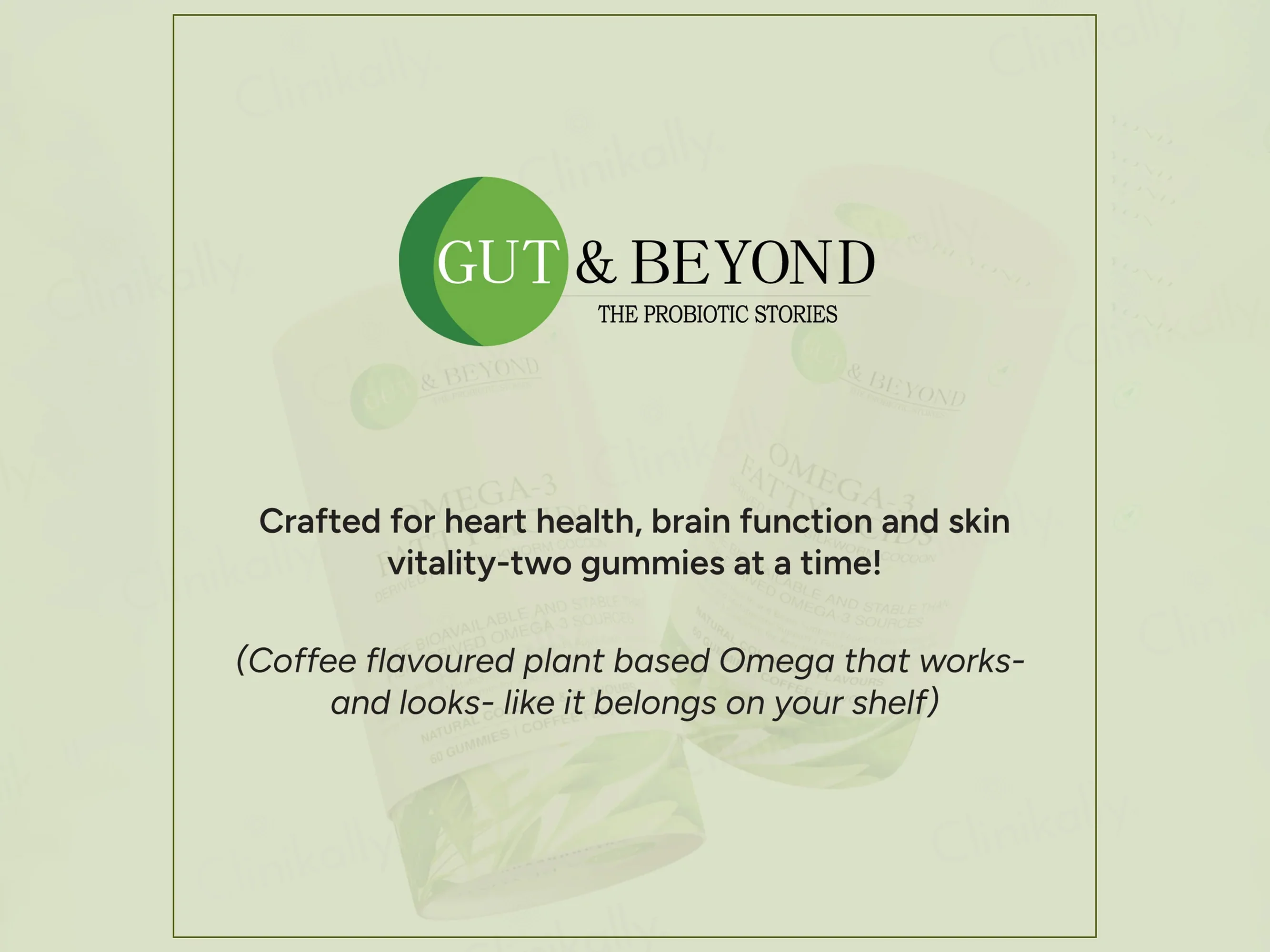 Gut & Beyond Omega-3 Fatty Acids Gummies - Coffee Flavour - Image 7