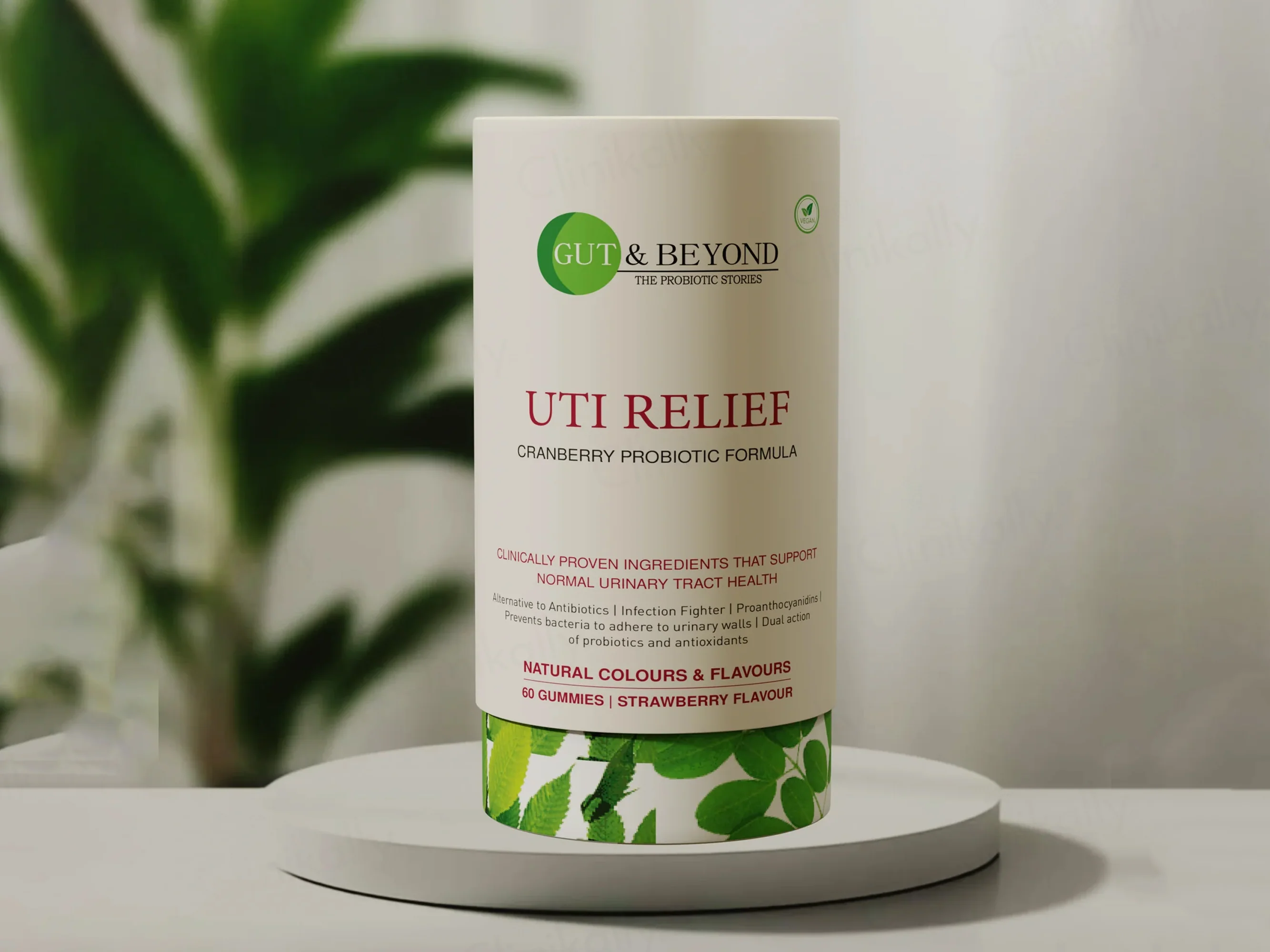 Gut & Beyond UTI Relief Gummies - Strawberry Flavour - Image 2