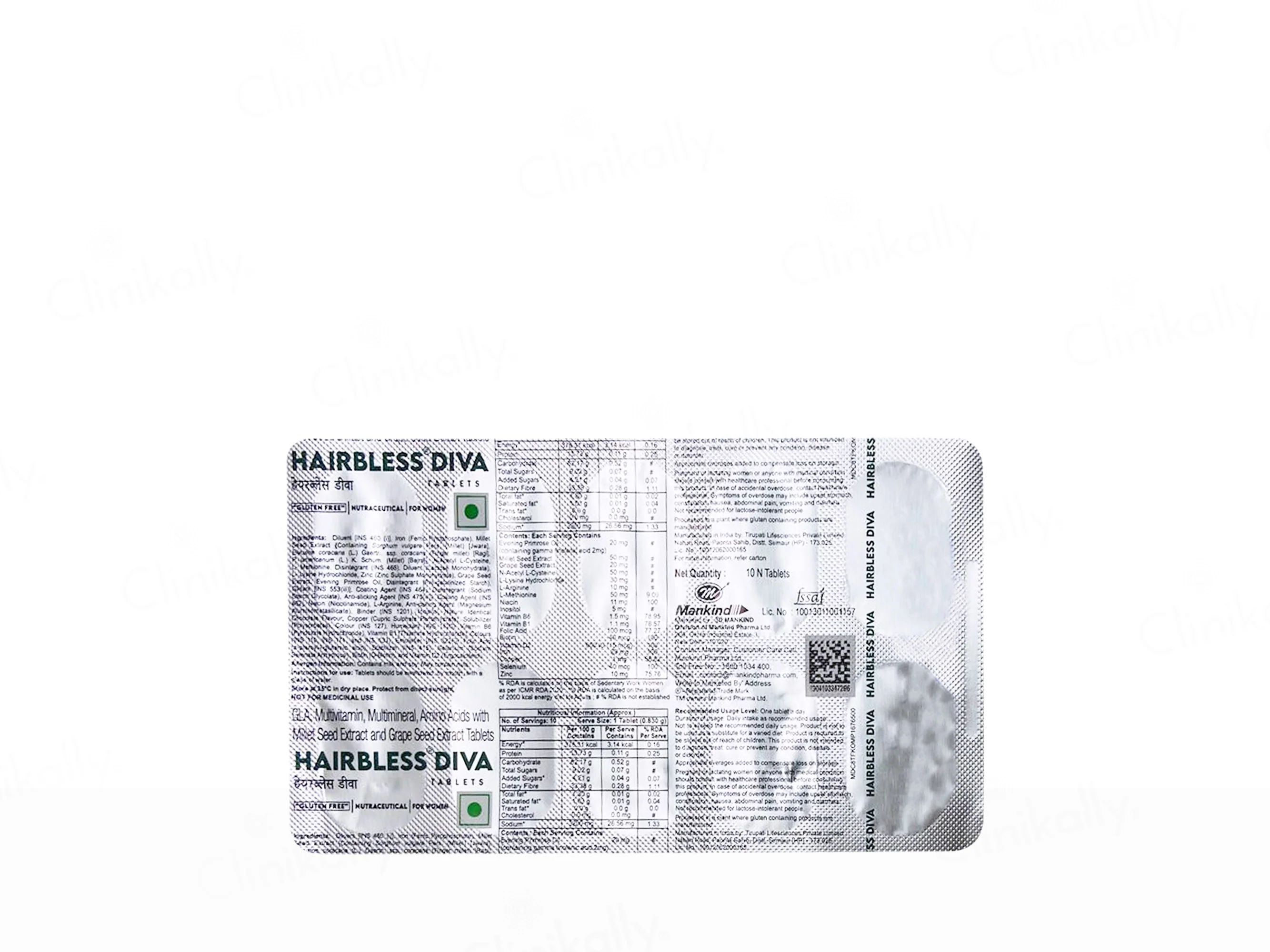Hairbless Diva Nutraceutical Tablet For Women - Image 3