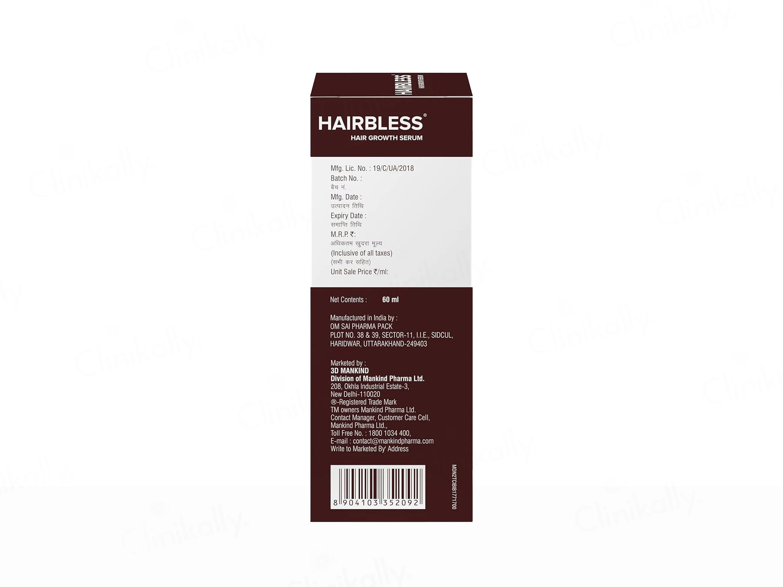 Hairbless Hair Growth Serum - Image 4