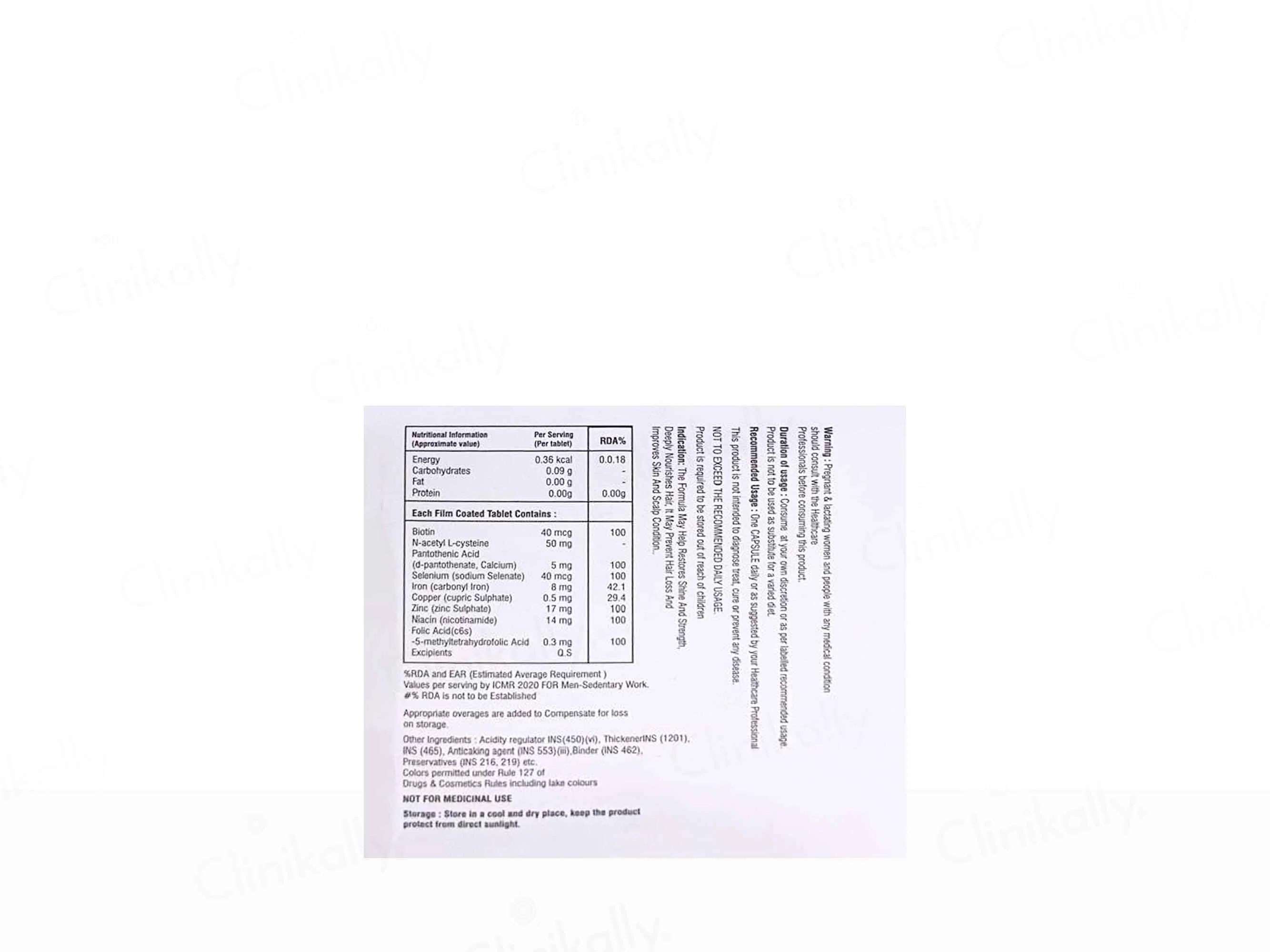 Hairblis-Forte Tablet - Image 3