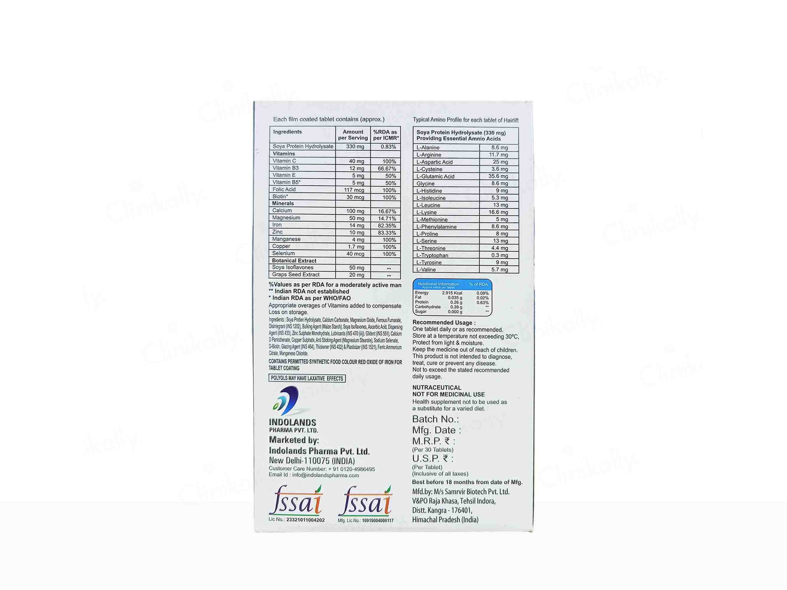 Hairlift Rapid Growth Hair Tablet - Image 2