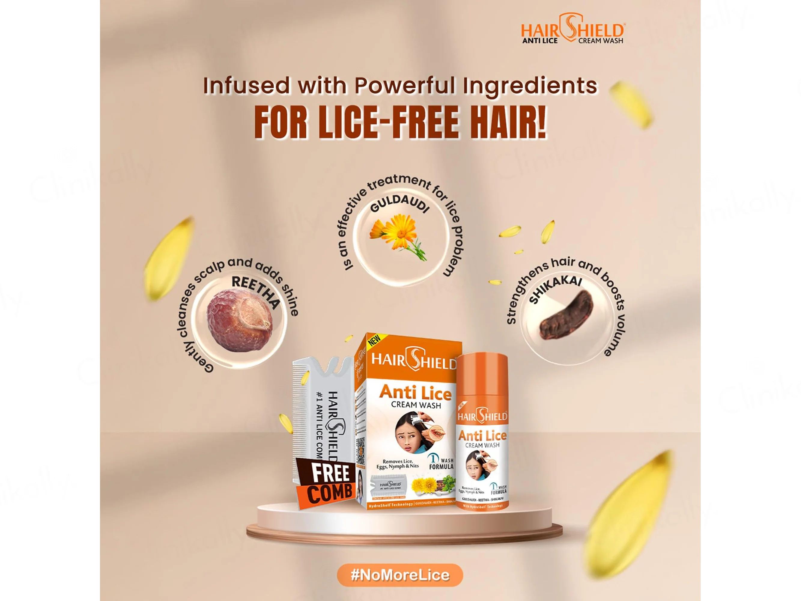 Hairshield Anti Lice Hair & Scalp Cream Wash - Image 5