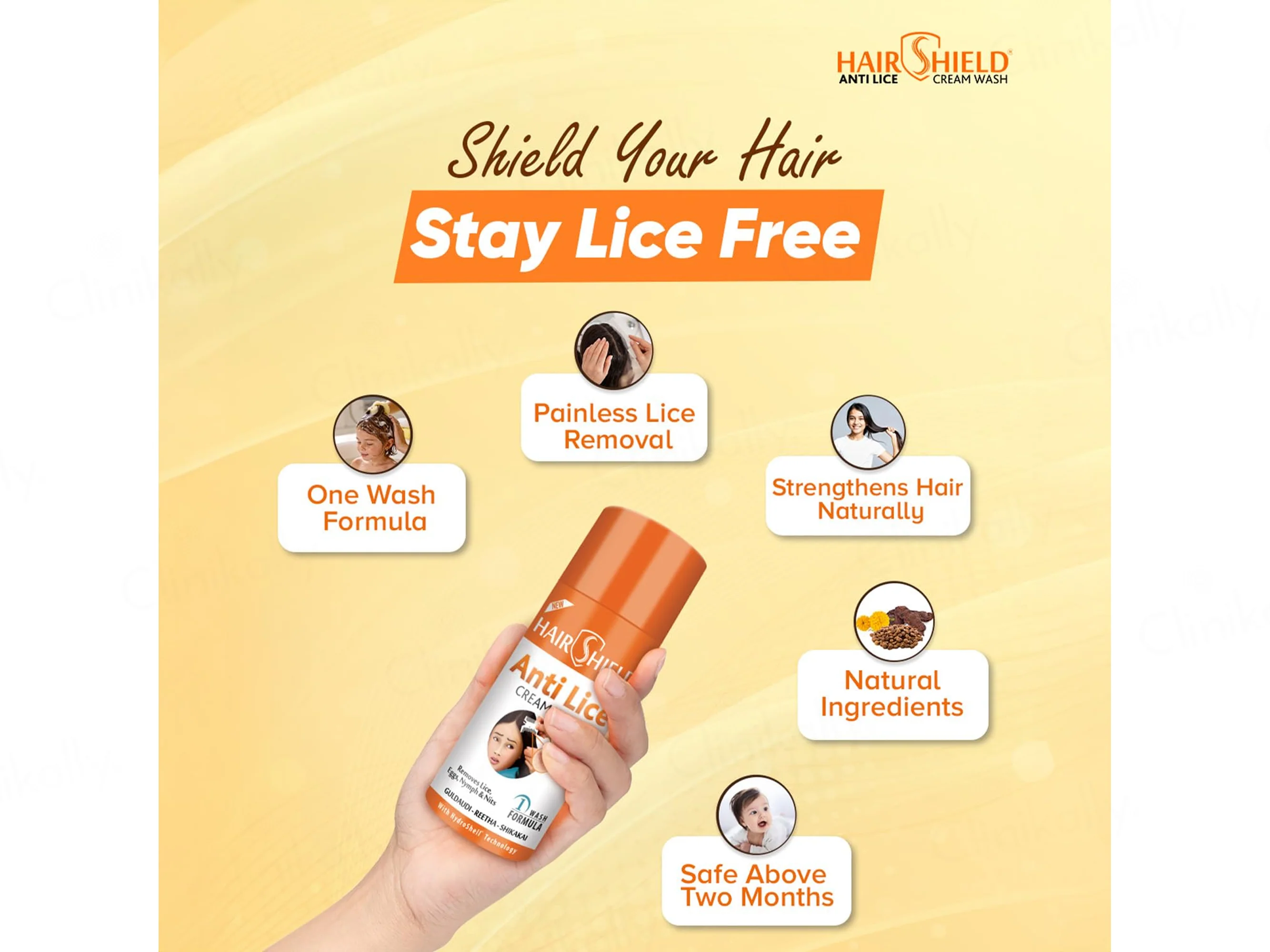 Hairshield Anti Lice Hair & Scalp Cream Wash - Image 6