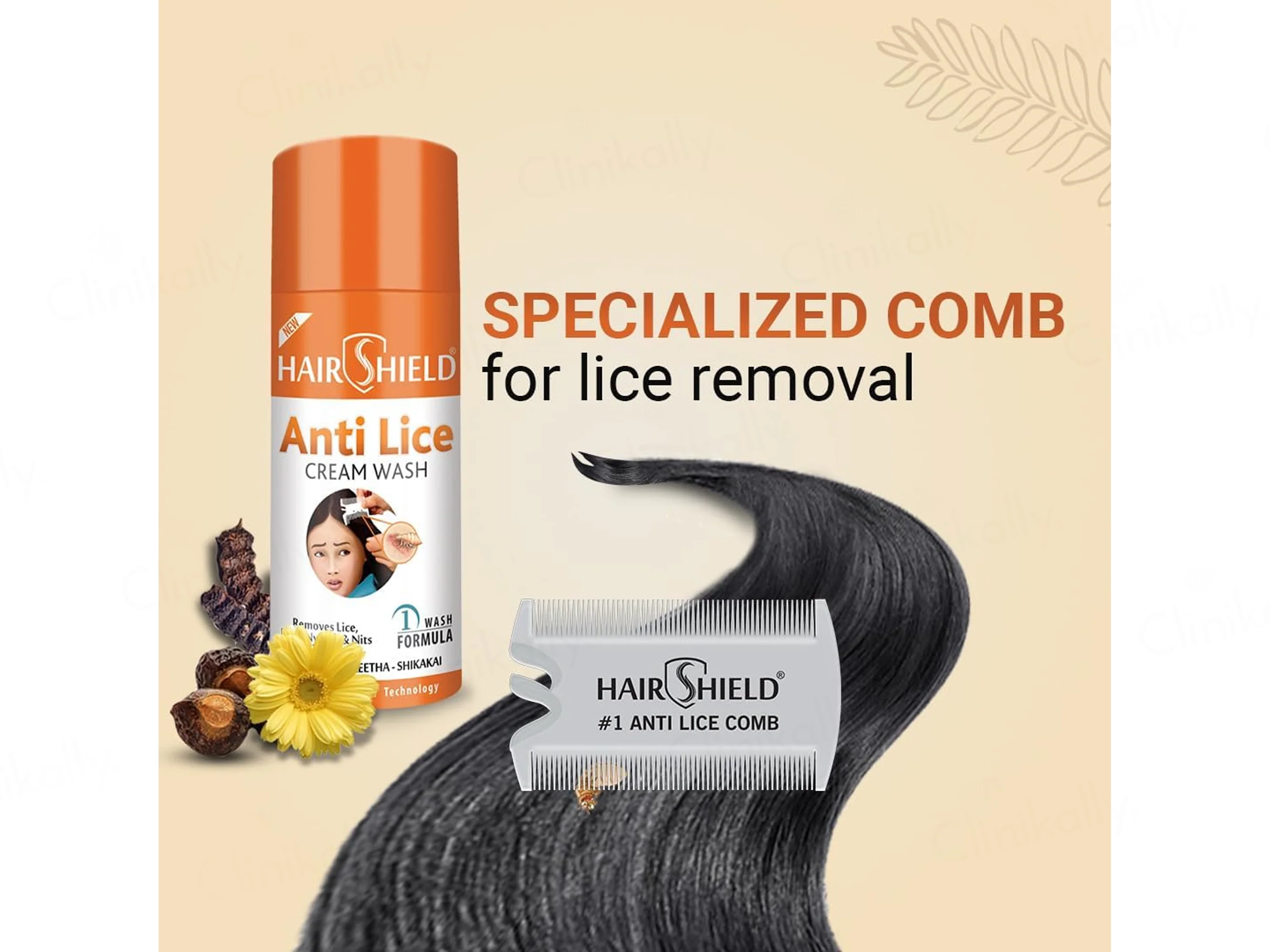 Hairshield Anti Lice Hair & Scalp Cream Wash - Image 9