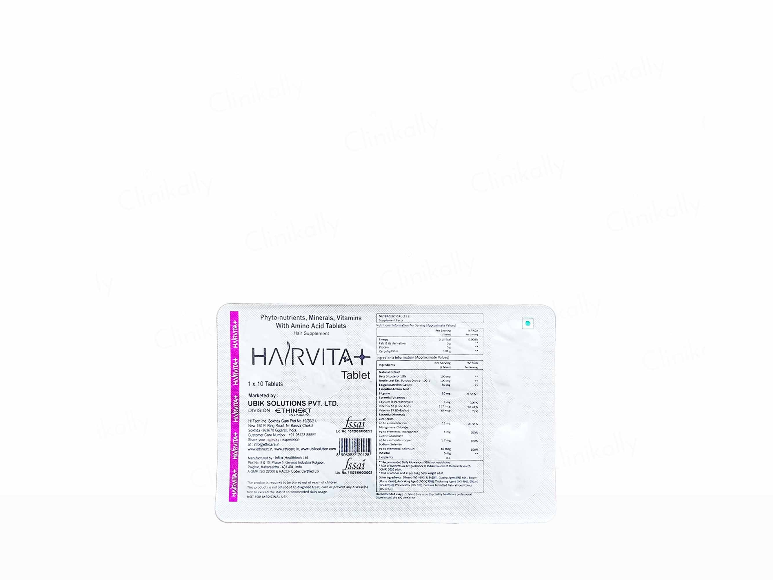 Hairvita Plus Vitamins & Minerals Tablet - Image 5
