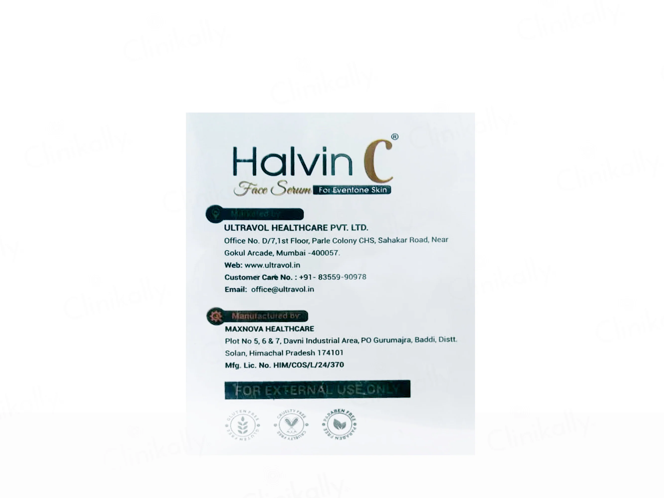 Halvin-C 20% Vitamin C Age Defying Face Serum - Image 2