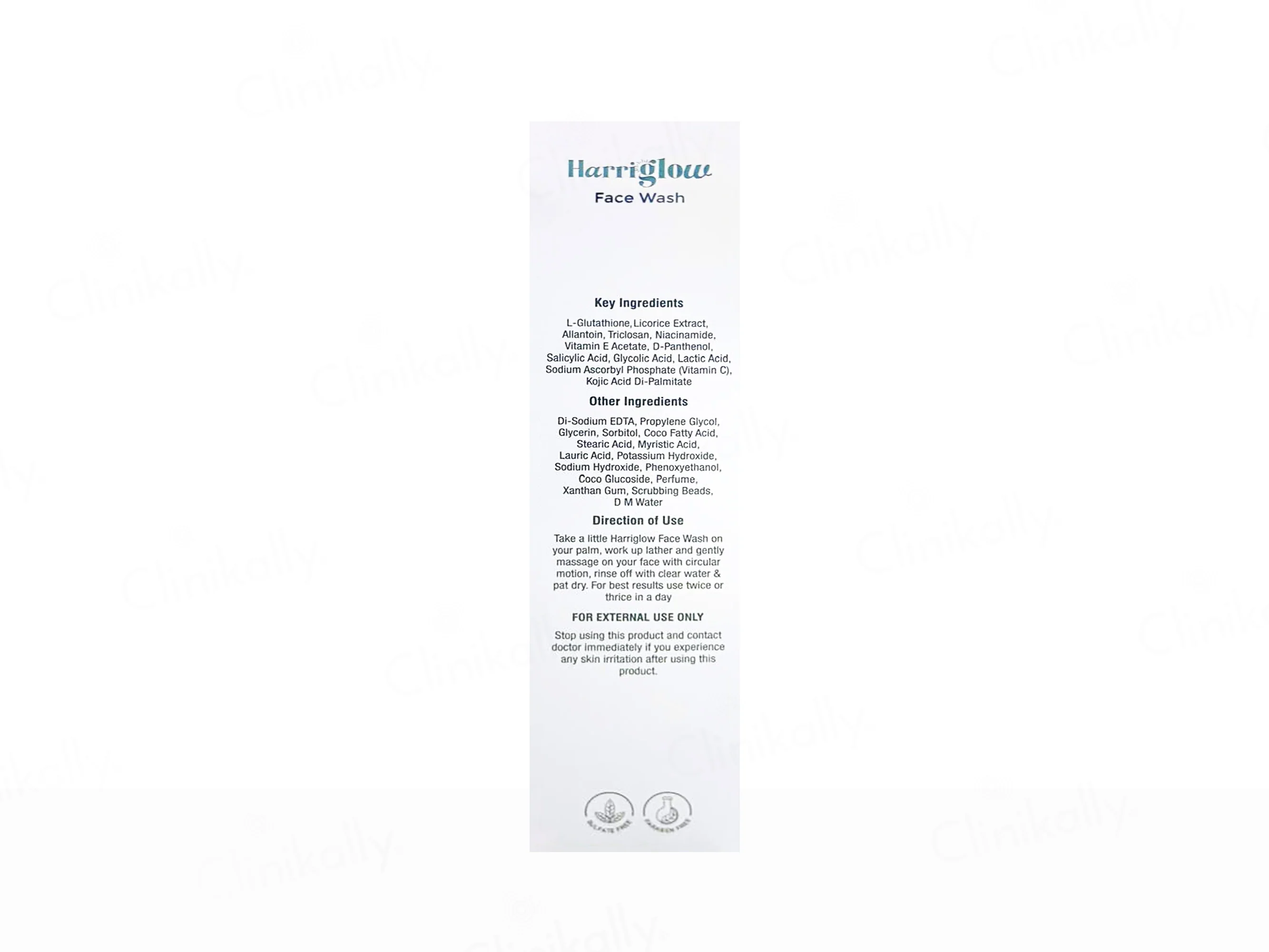 Harriglow Skin Whitening Oil Free Creamy Face Wash - Image 2