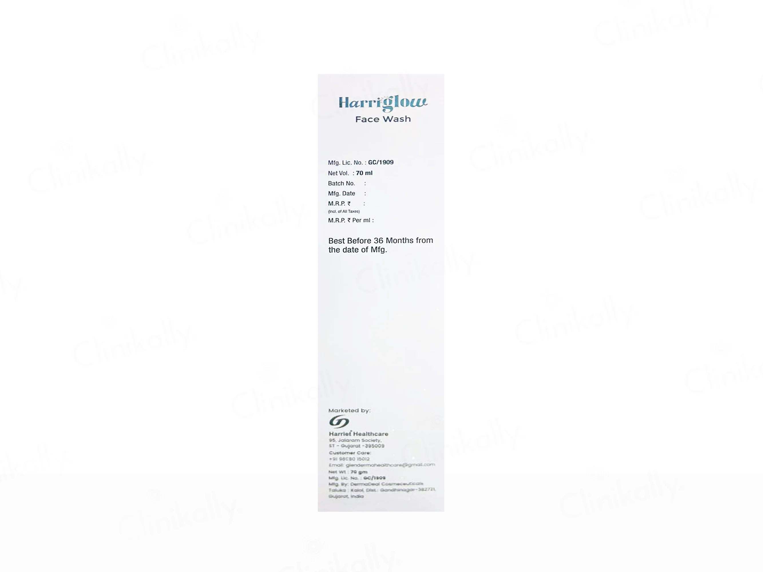 Harriglow Skin Whitening Oil Free Creamy Face Wash - Image 3