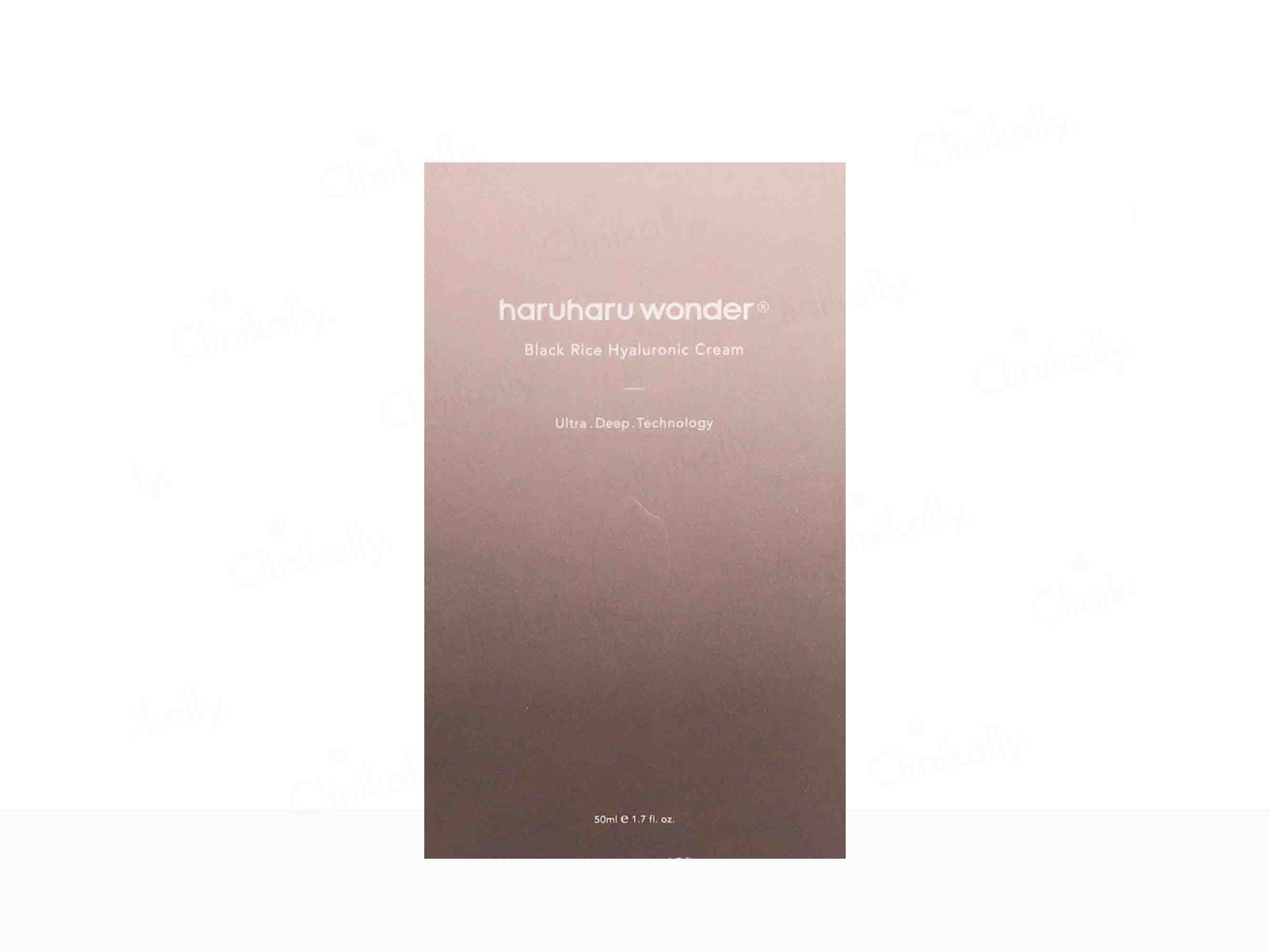 Haruharu Wonder Black Rice Hyaluronic Cream - Image 5