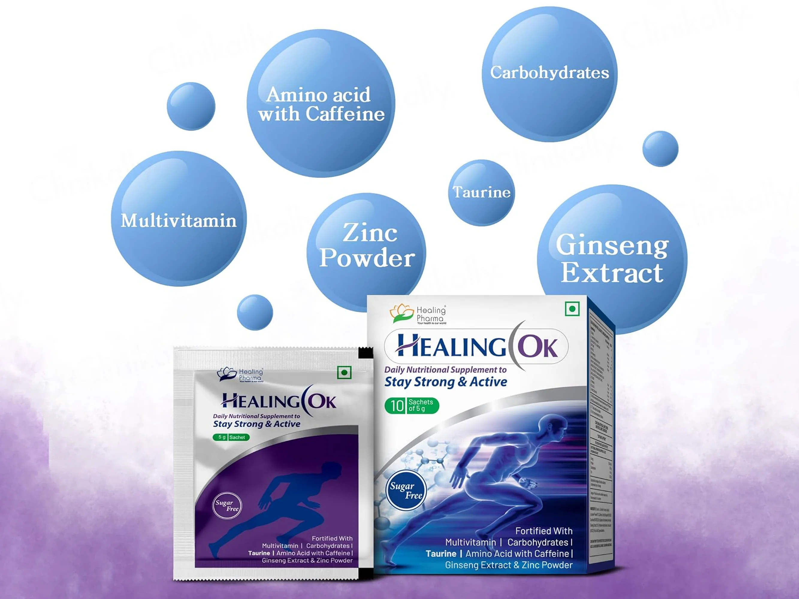 Healing Ok Daily Nutritional Supplement Sugar Free Powder - Image 4