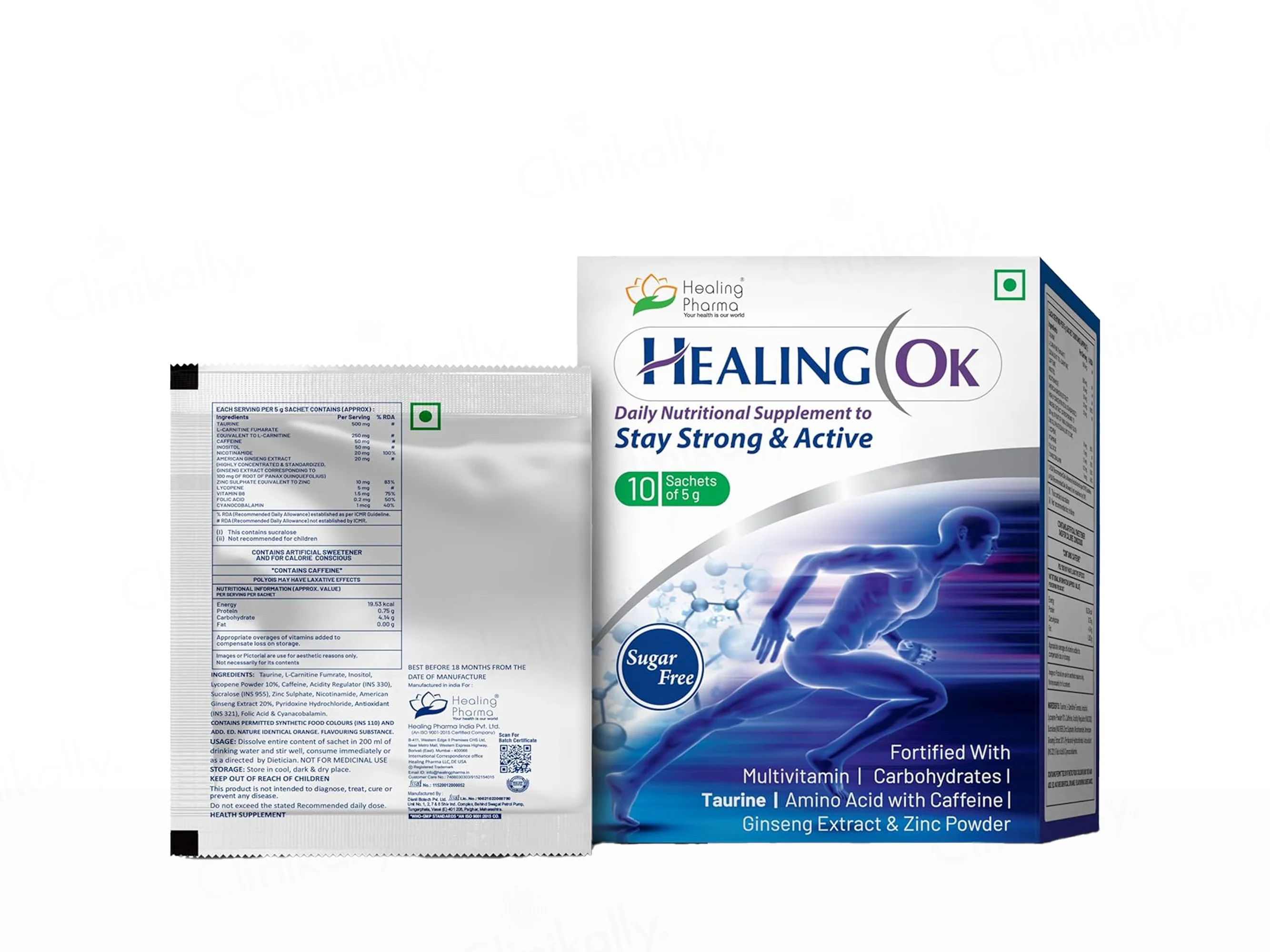 Healing Ok Daily Nutritional Supplement Sugar Free Powder - Image 7