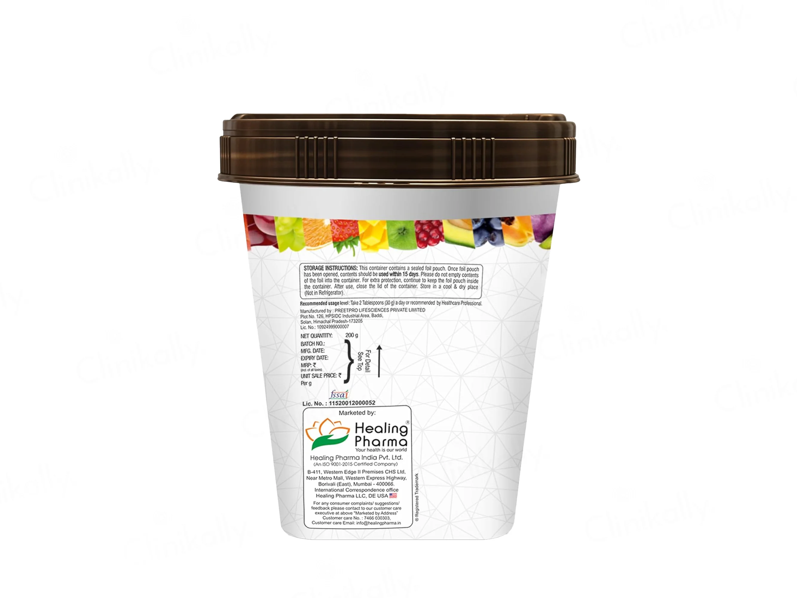 Healing Protein Nutraceutical Powder With Vitamins & Minerals - Chocolate Flavour - Image 6