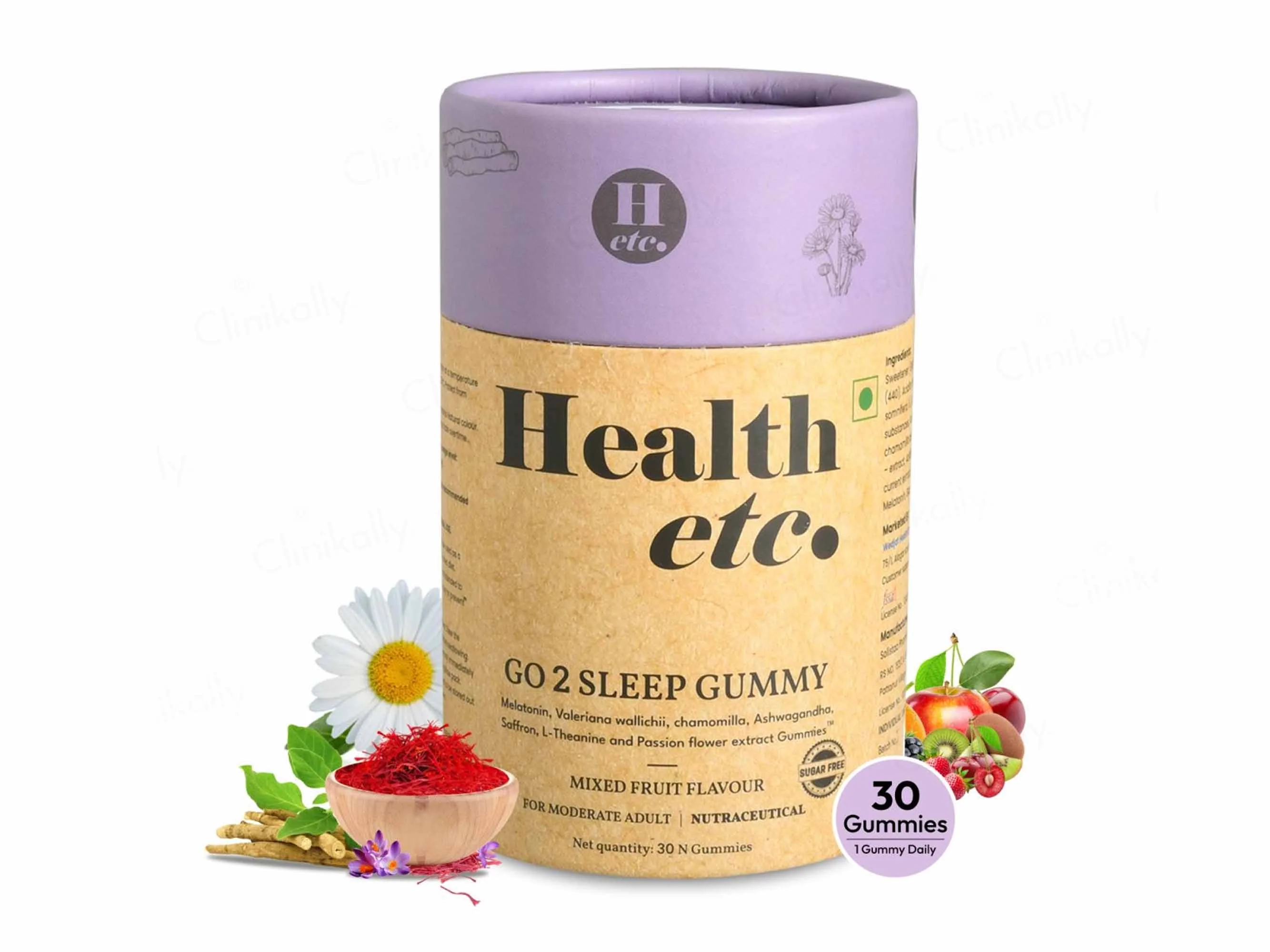 Health Etc Go to Sleep Gummy - Mixed Fruit Flavour - Image 2