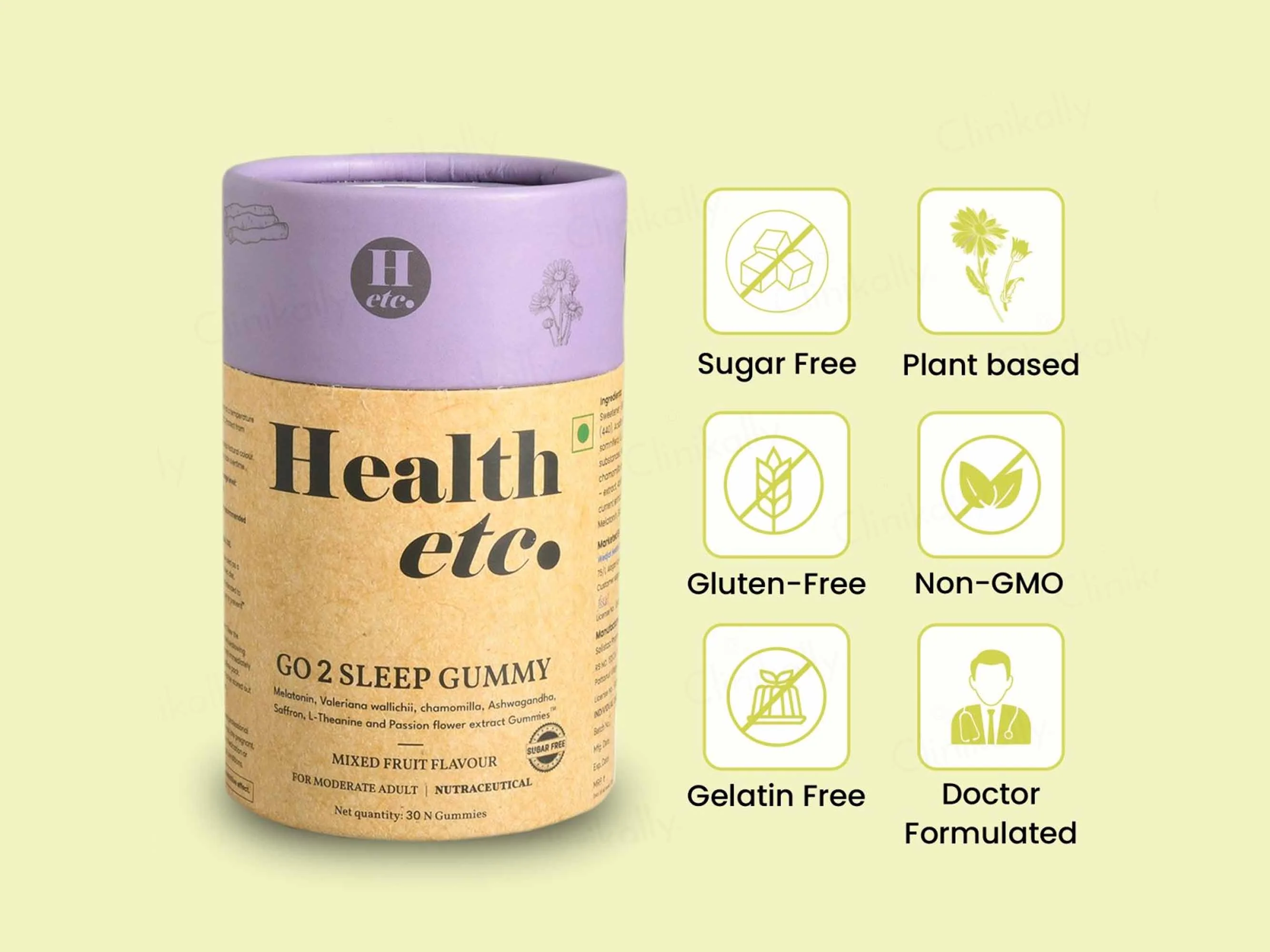 Health Etc Go to Sleep Gummy - Mixed Fruit Flavour - Image 4