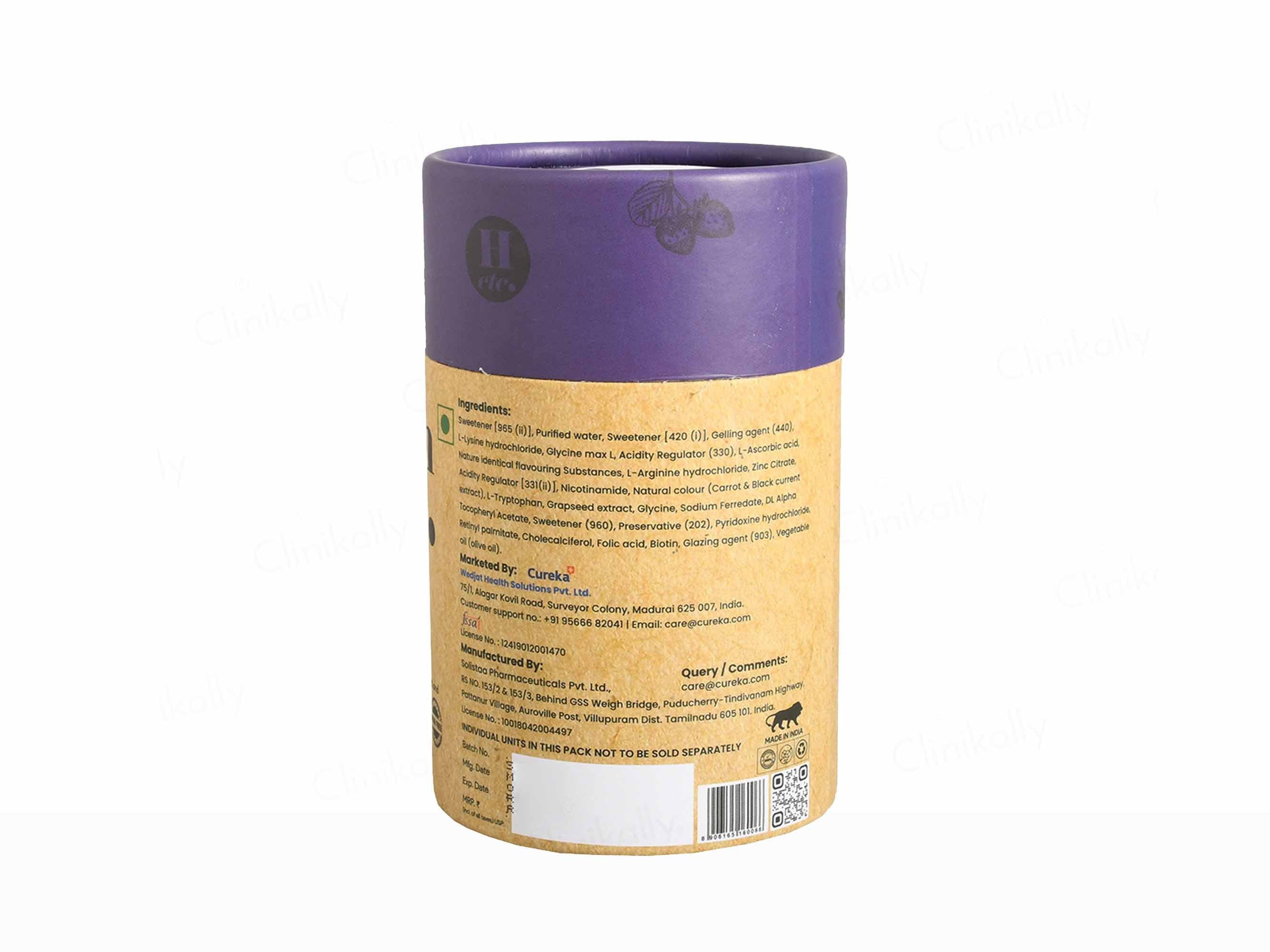 Health Etc Hair Health Gummy - Mixed Berry Flavour - Image 6