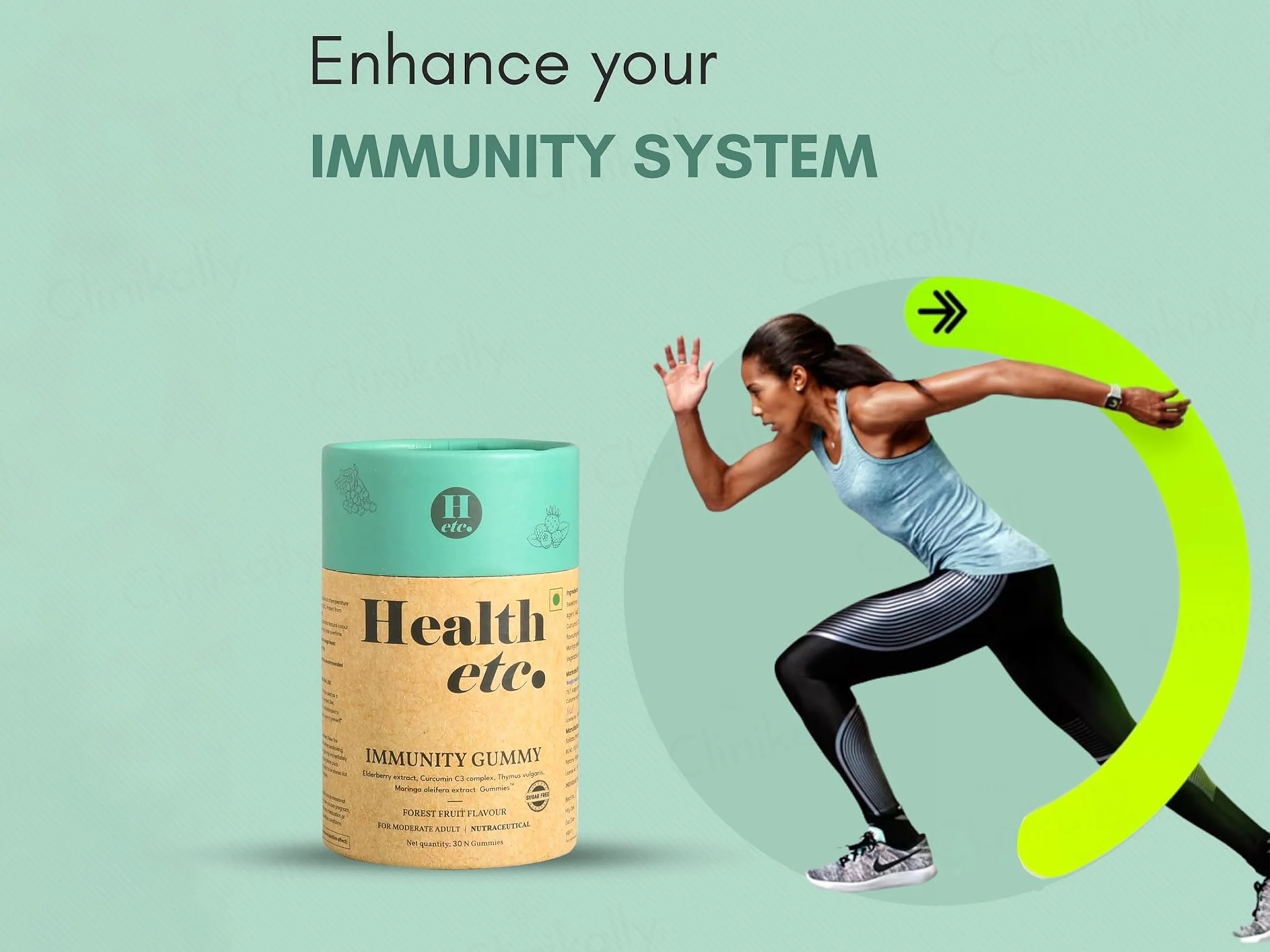 Health Etc Immunity Gummy - Forest Fruit Flavour - Image 2