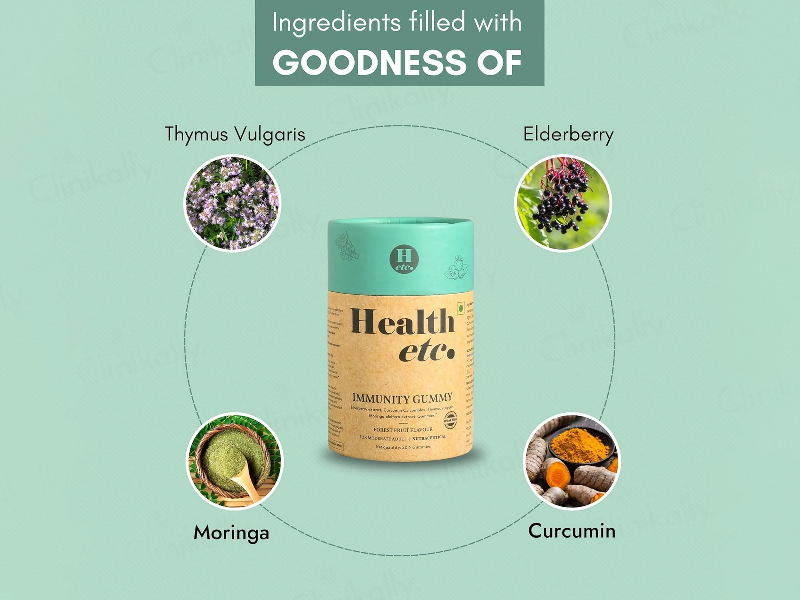Health Etc Immunity Gummy - Forest Fruit Flavour - Image 4