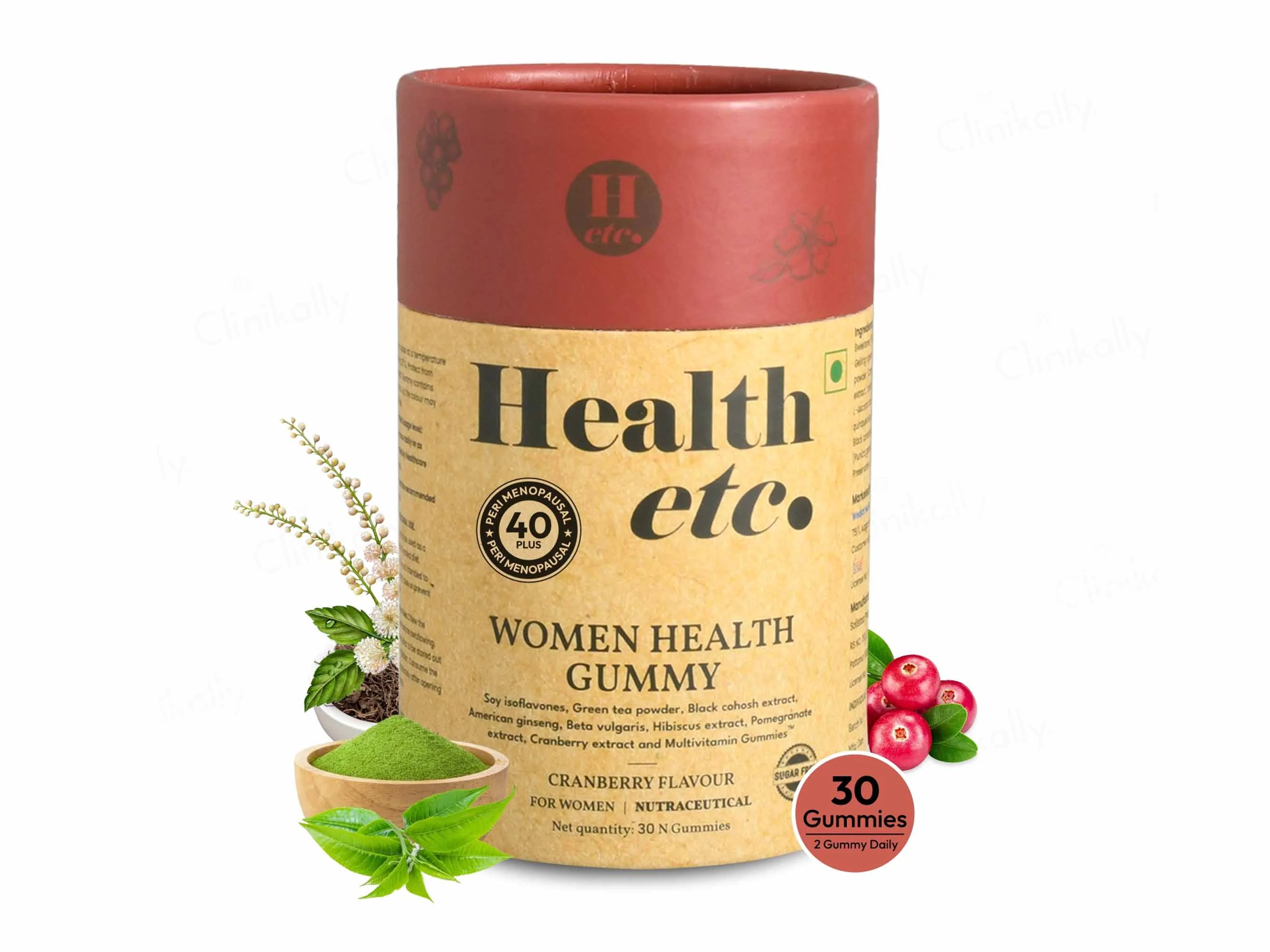 Health Etc Women Health Gummy - Cranberry Flavour - Image 2