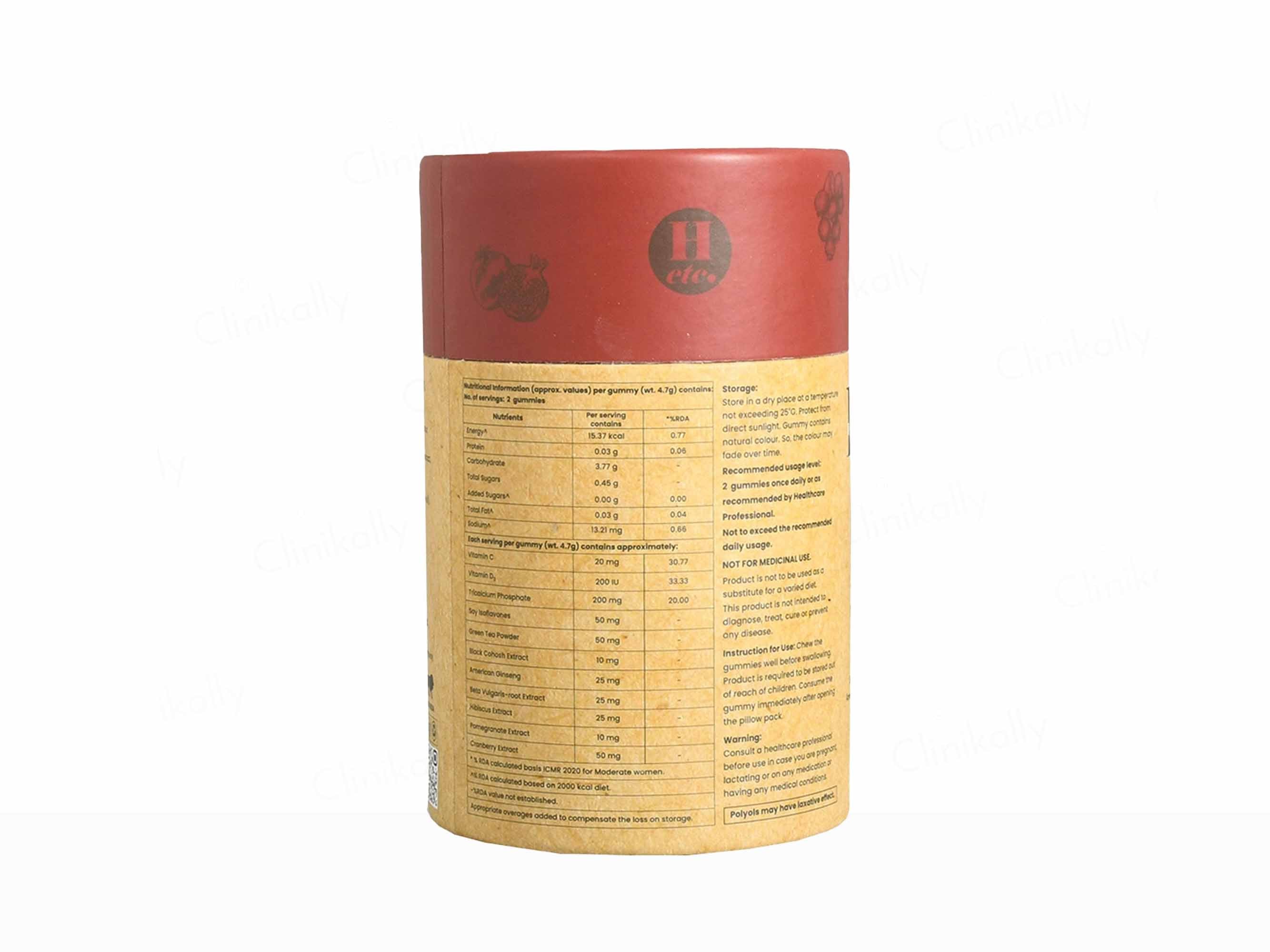Health Etc Women Health Gummy - Cranberry Flavour - Image 5