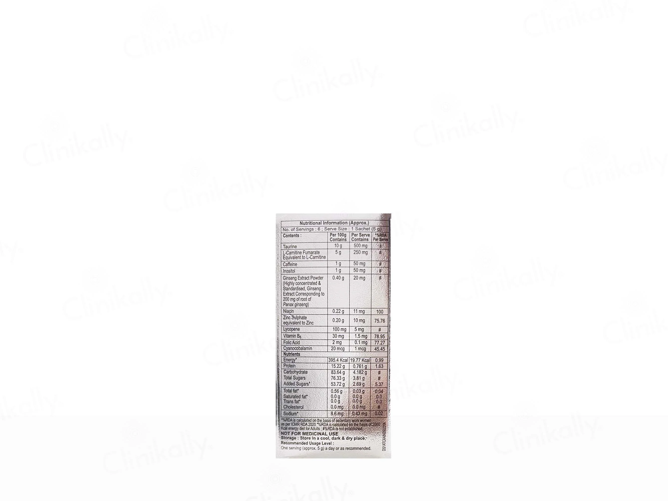 Health OK Multivitamin, Amino Acid, Ginseng & Zinc Nutraceutical Powder - Image 2