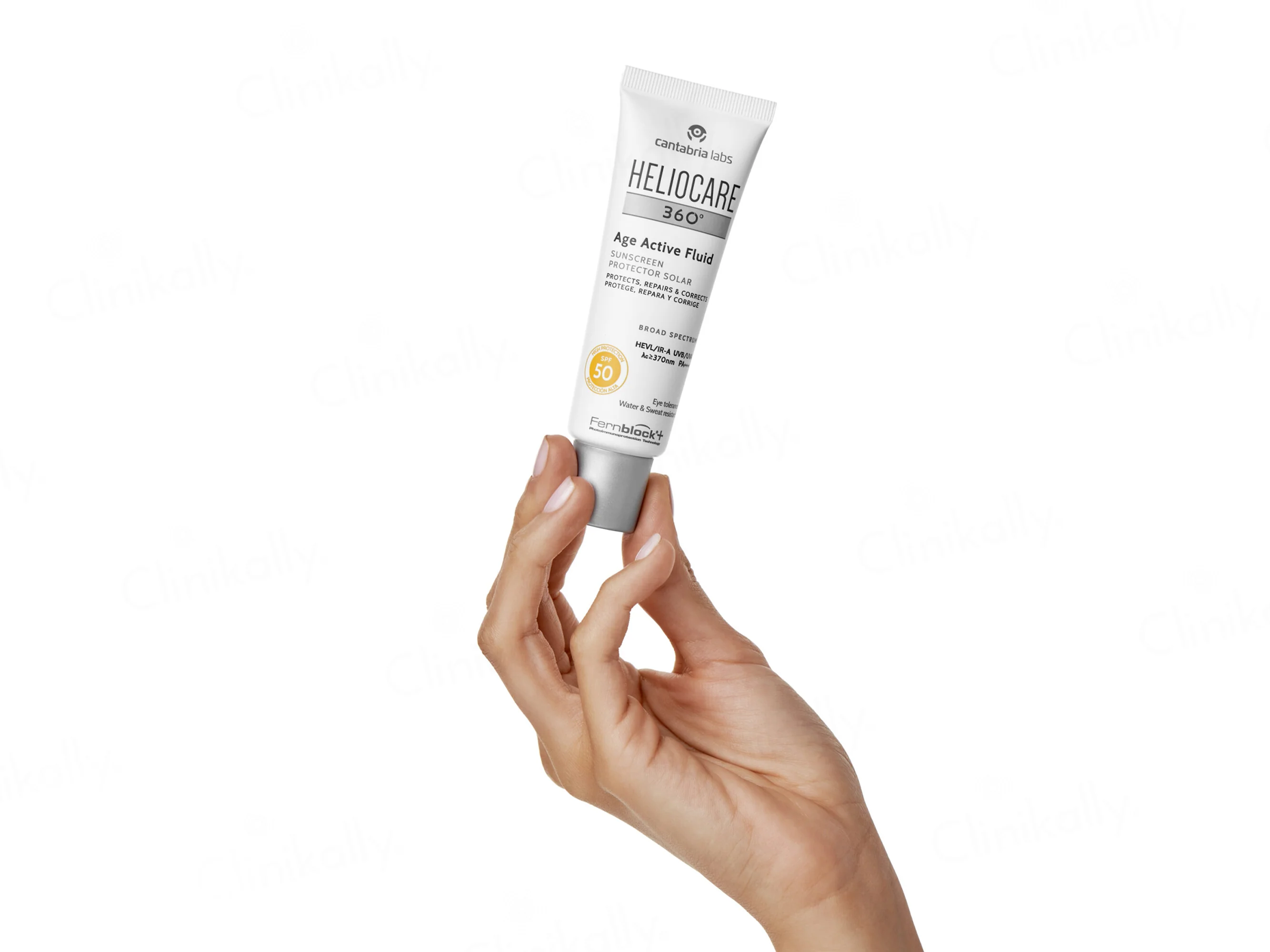 Heliocare 360 Age Active Fluid Protector Solar Sunscreen SPF 50 PA++++ - Image 3