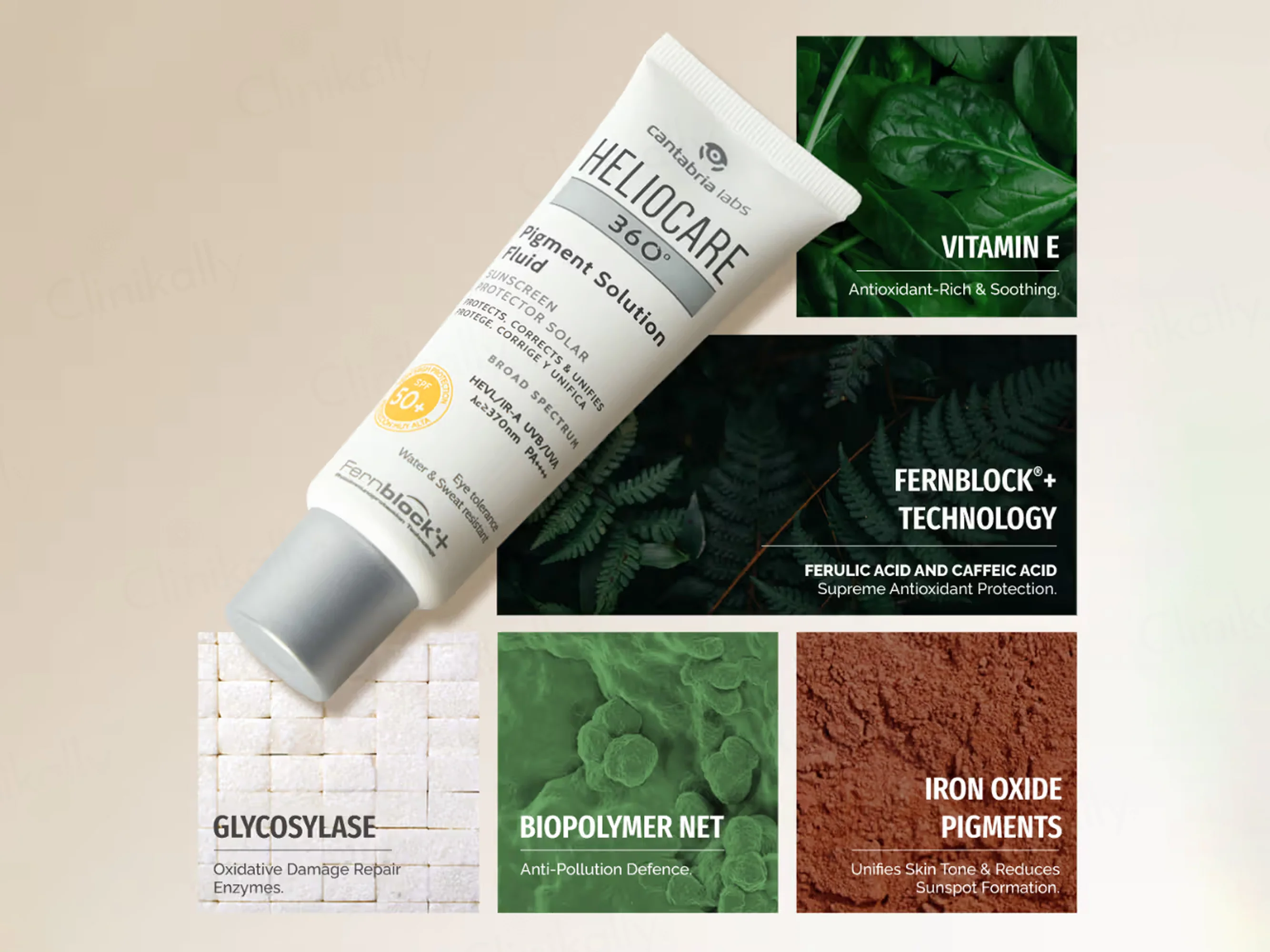 Heliocare 360 Pigment Solution Fluid Protector Solar Sunscreen SPF 50+ PA++++ - Image 5