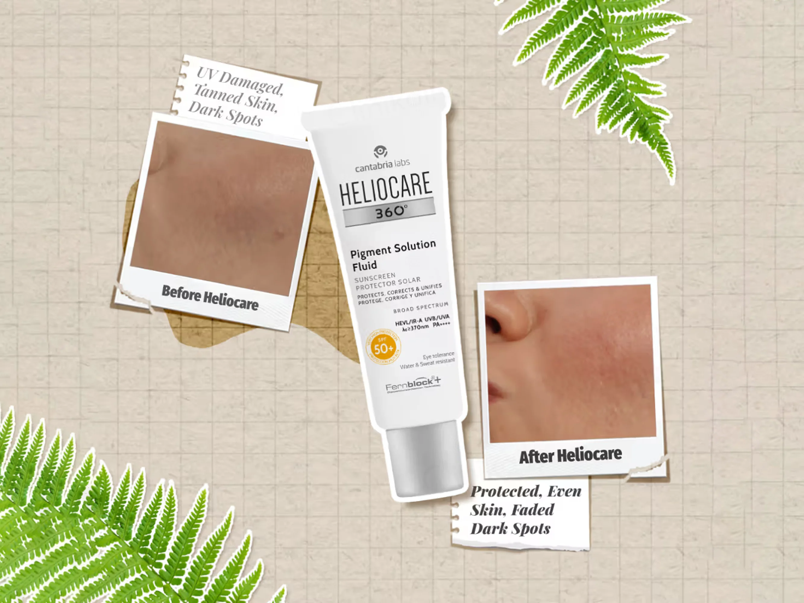 Heliocare 360 Pigment Solution Fluid Protector Solar Sunscreen SPF 50+ PA++++ - Image 6