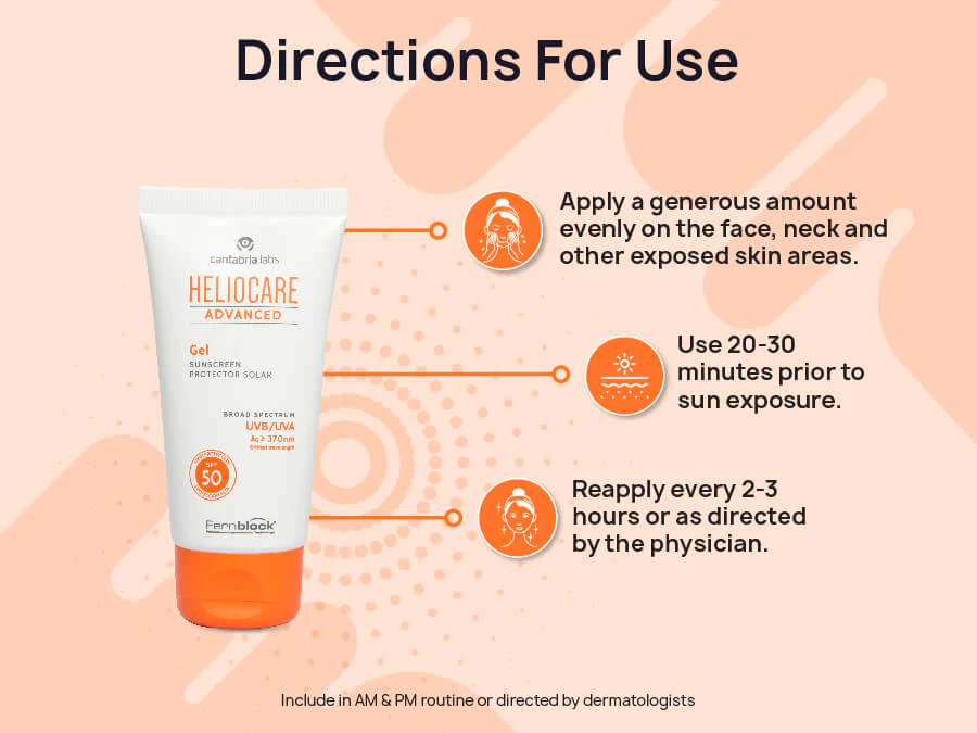 Heliocare Advanced Sunscreen Protector Solar Gel SPF 50 - Image 3
