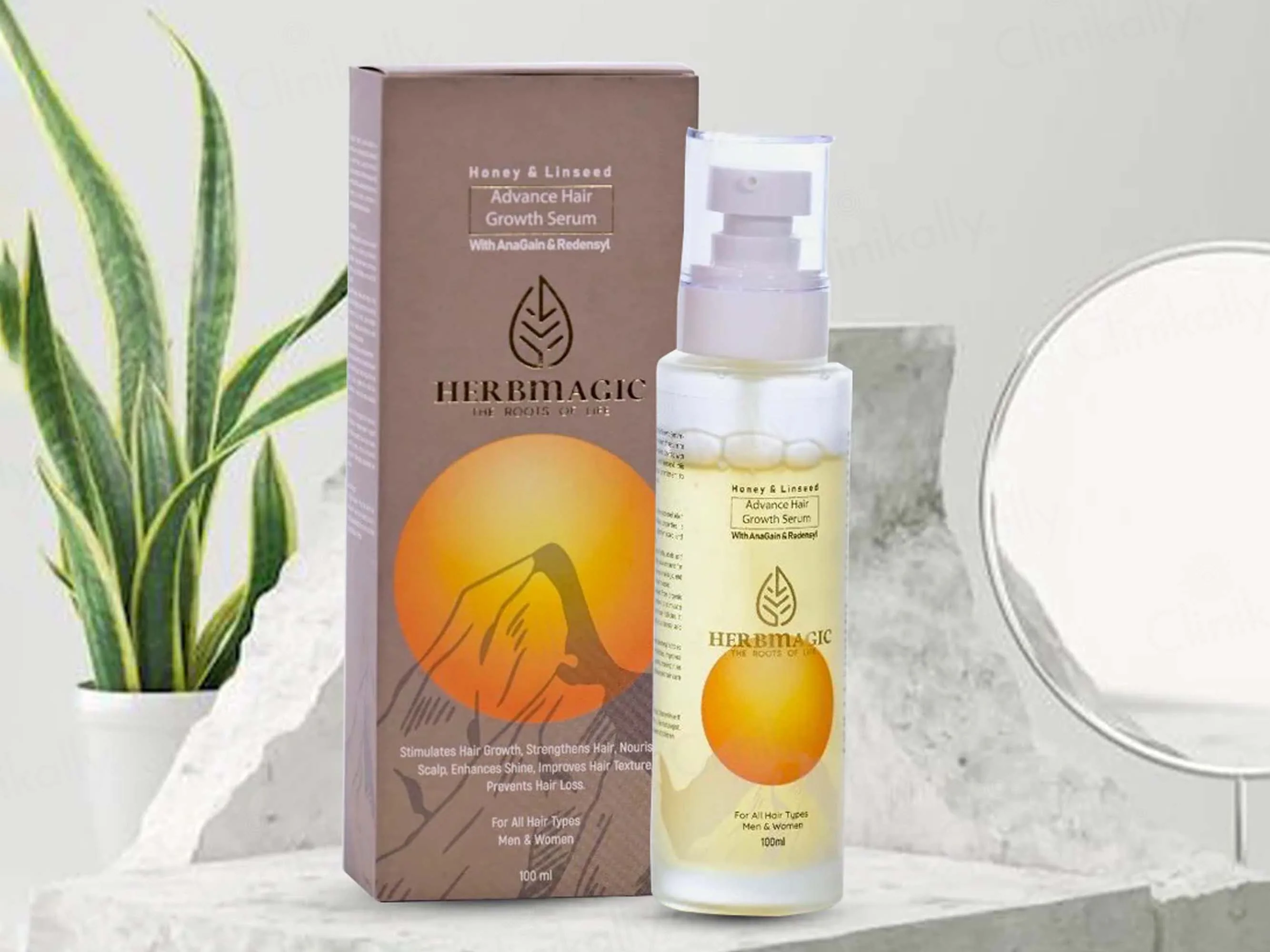Herbmagic Honey & Linseed Advance Hair Growth Serum - Image 2