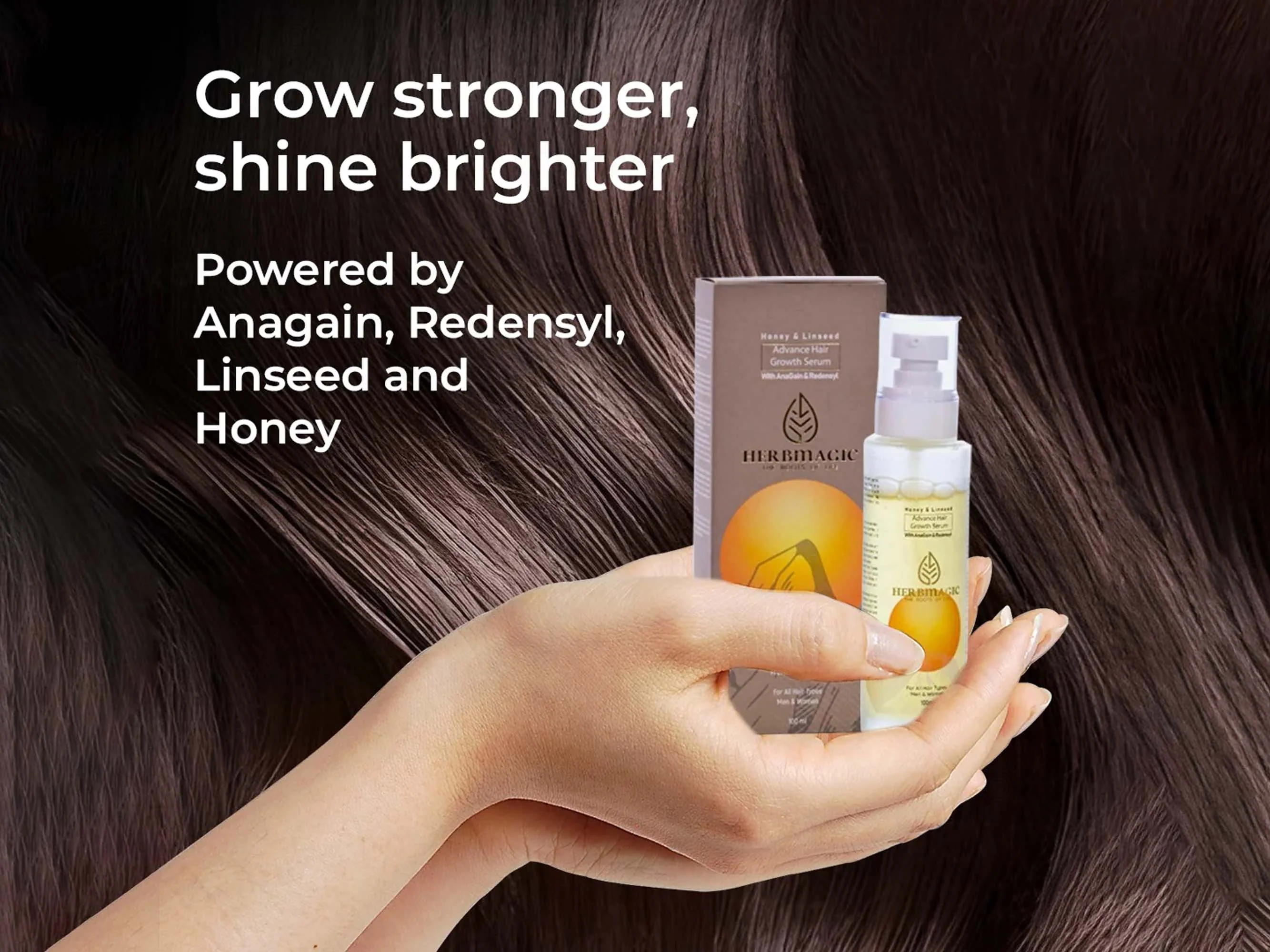 Herbmagic Honey & Linseed Advance Hair Growth Serum - Image 7
