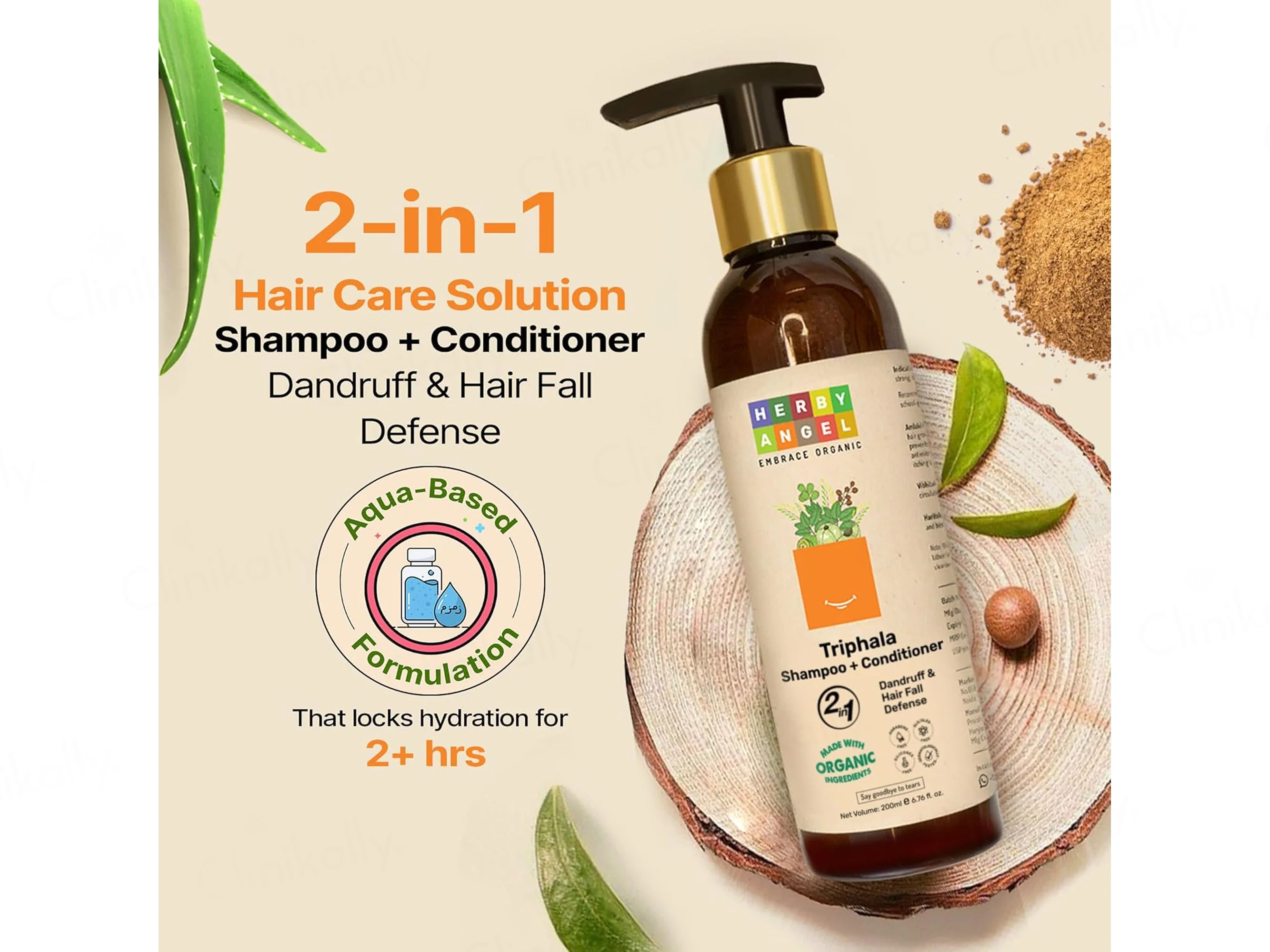 Herby Angel 2 in 1 Triphala Shampoo + Conditioner For Kids - Image 2