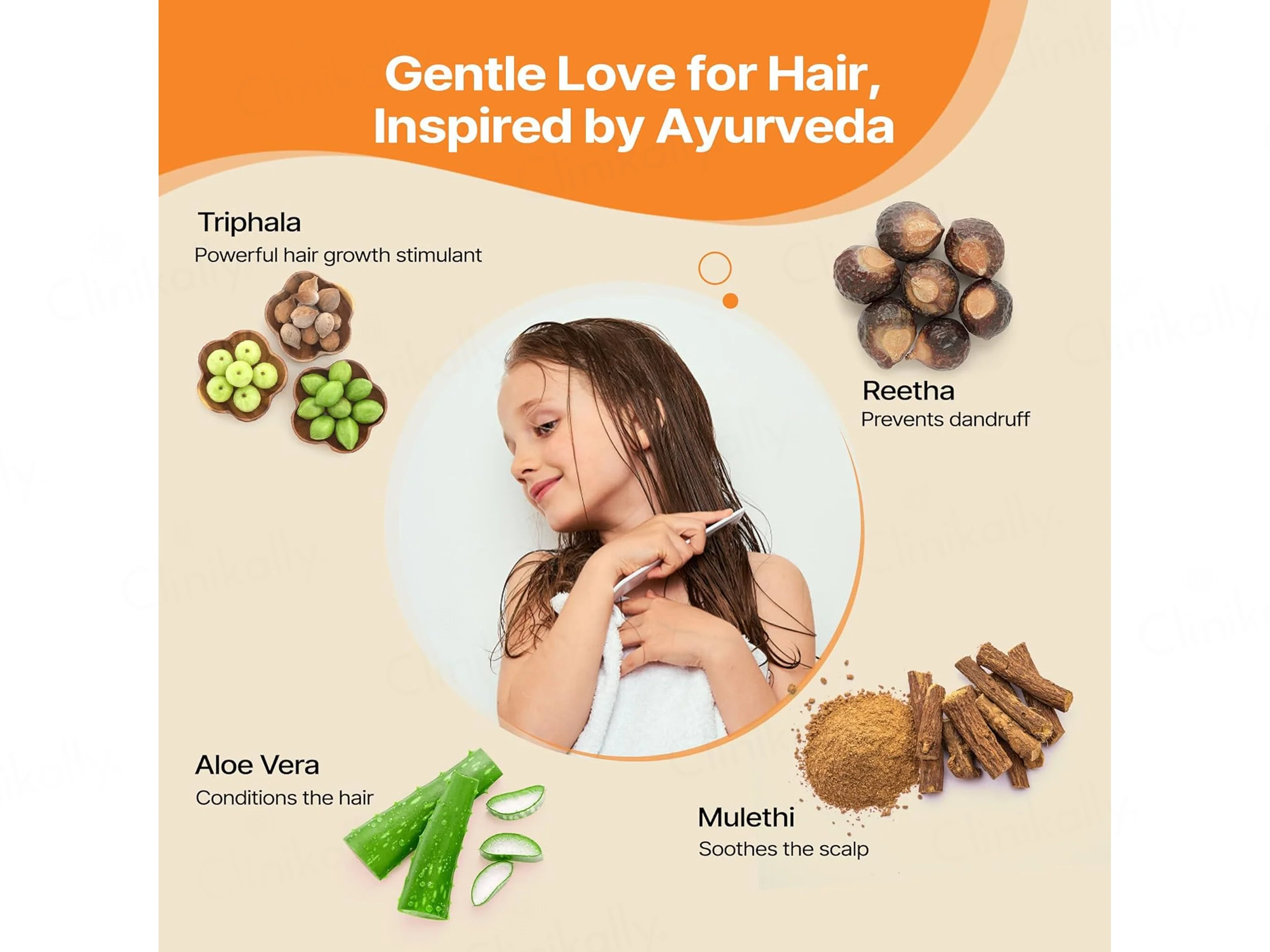Herby Angel 2 in 1 Triphala Shampoo + Conditioner For Kids - Image 4
