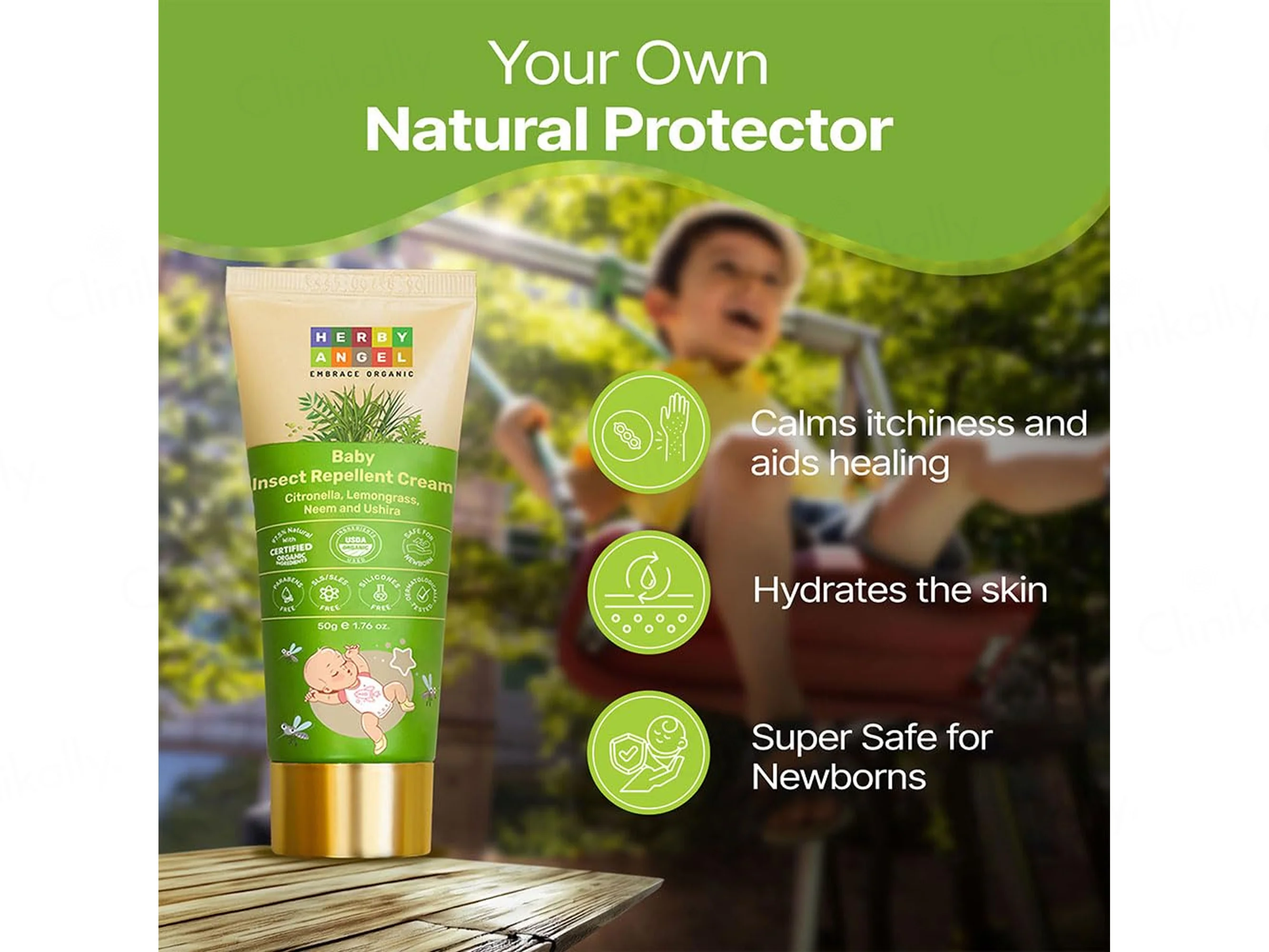 Herby Angel Baby Insect Repellent Cream - Image 6