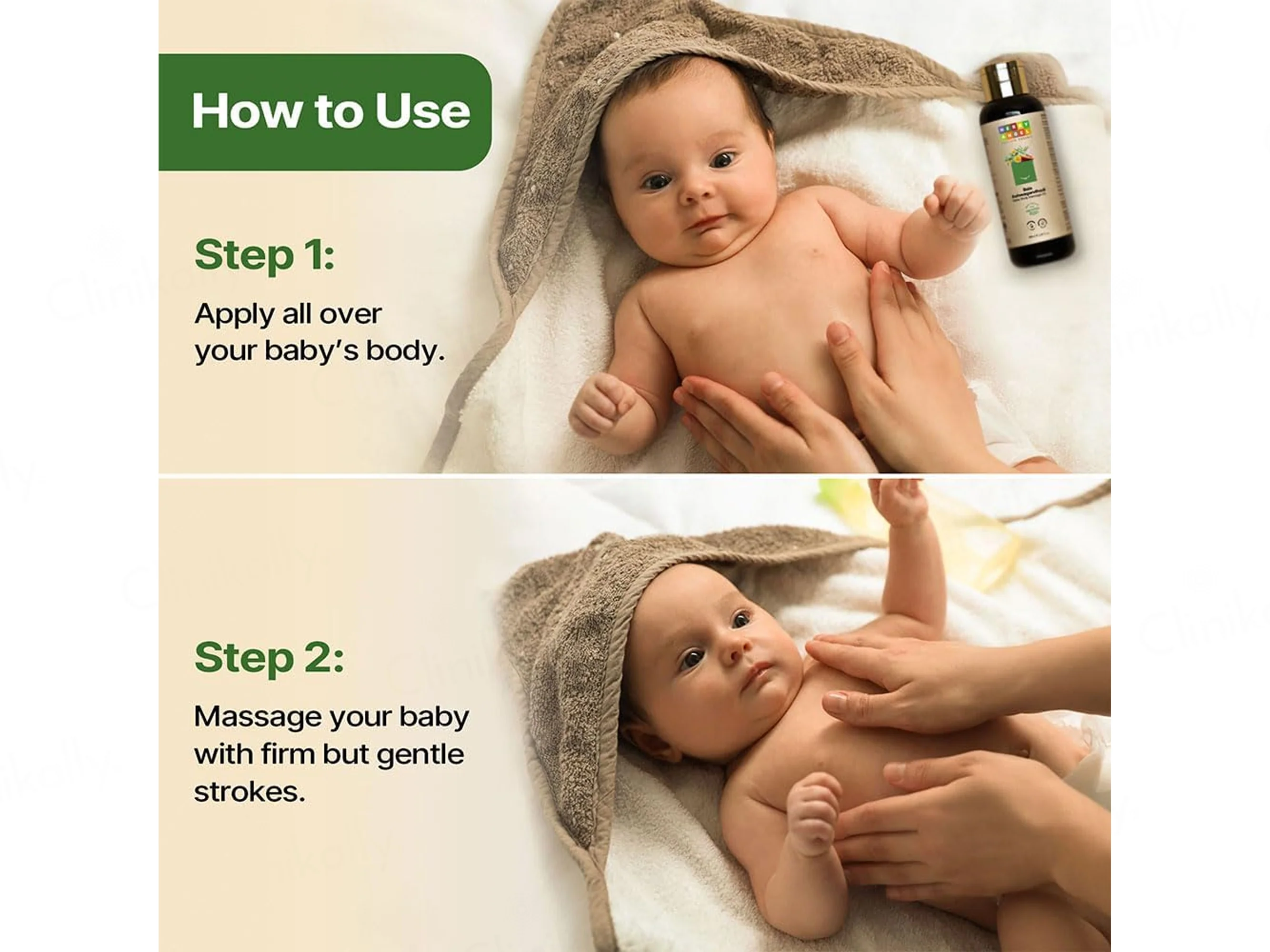 Herby Angel Bala Ashwagandhadi Baby Body Massage Oil - Image 5
