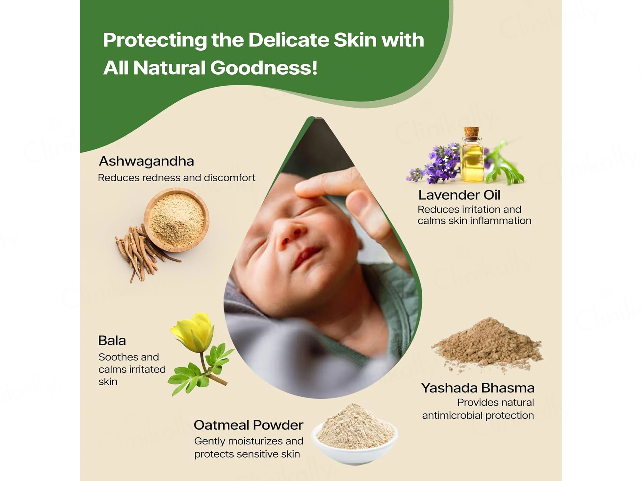 Herby Angel Bala Ashwagandhadi Baby Powder - Image 4