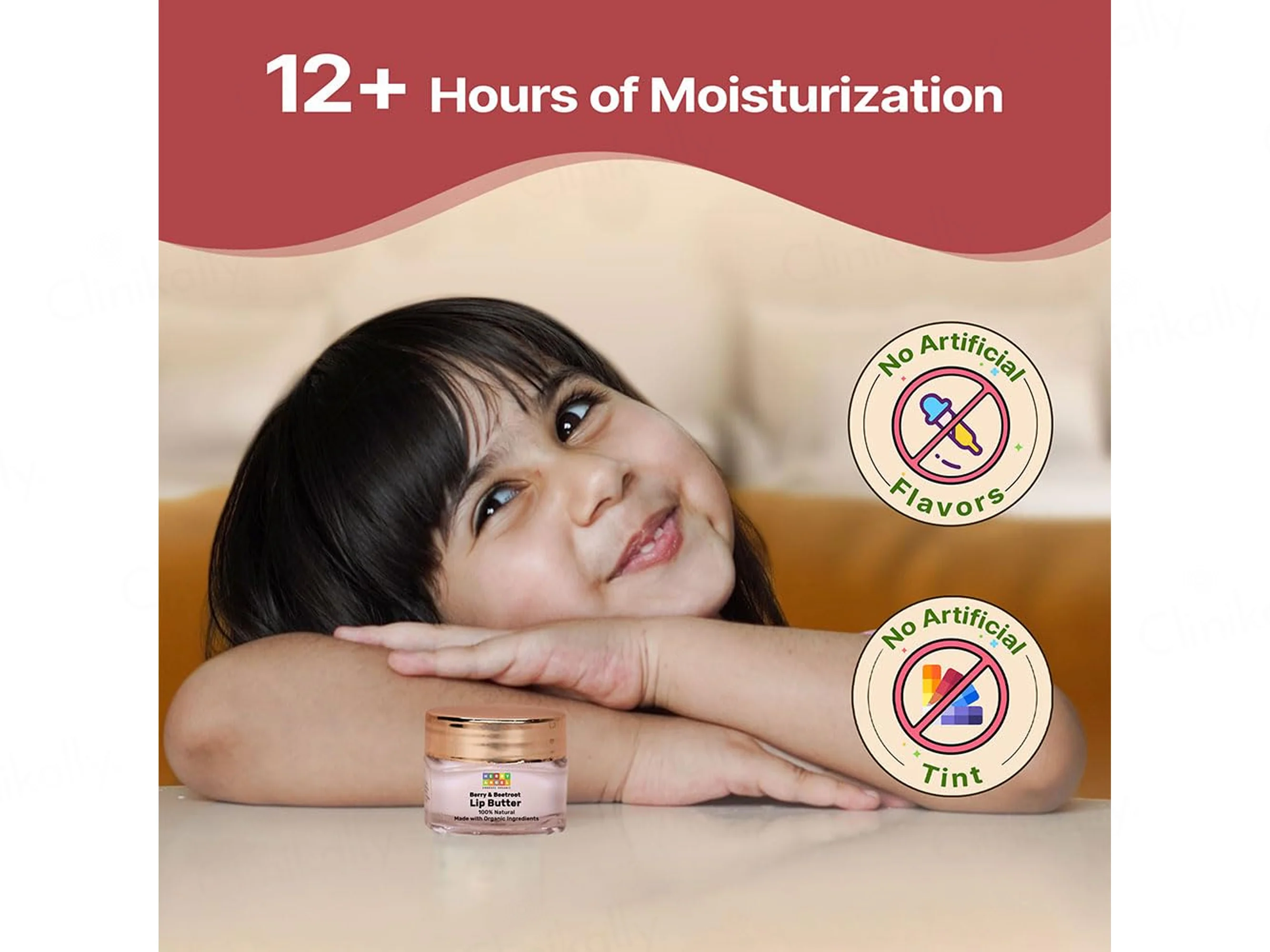 Herby Angel Berry & Beetroot Lip Butter Balm For Kids - Image 3