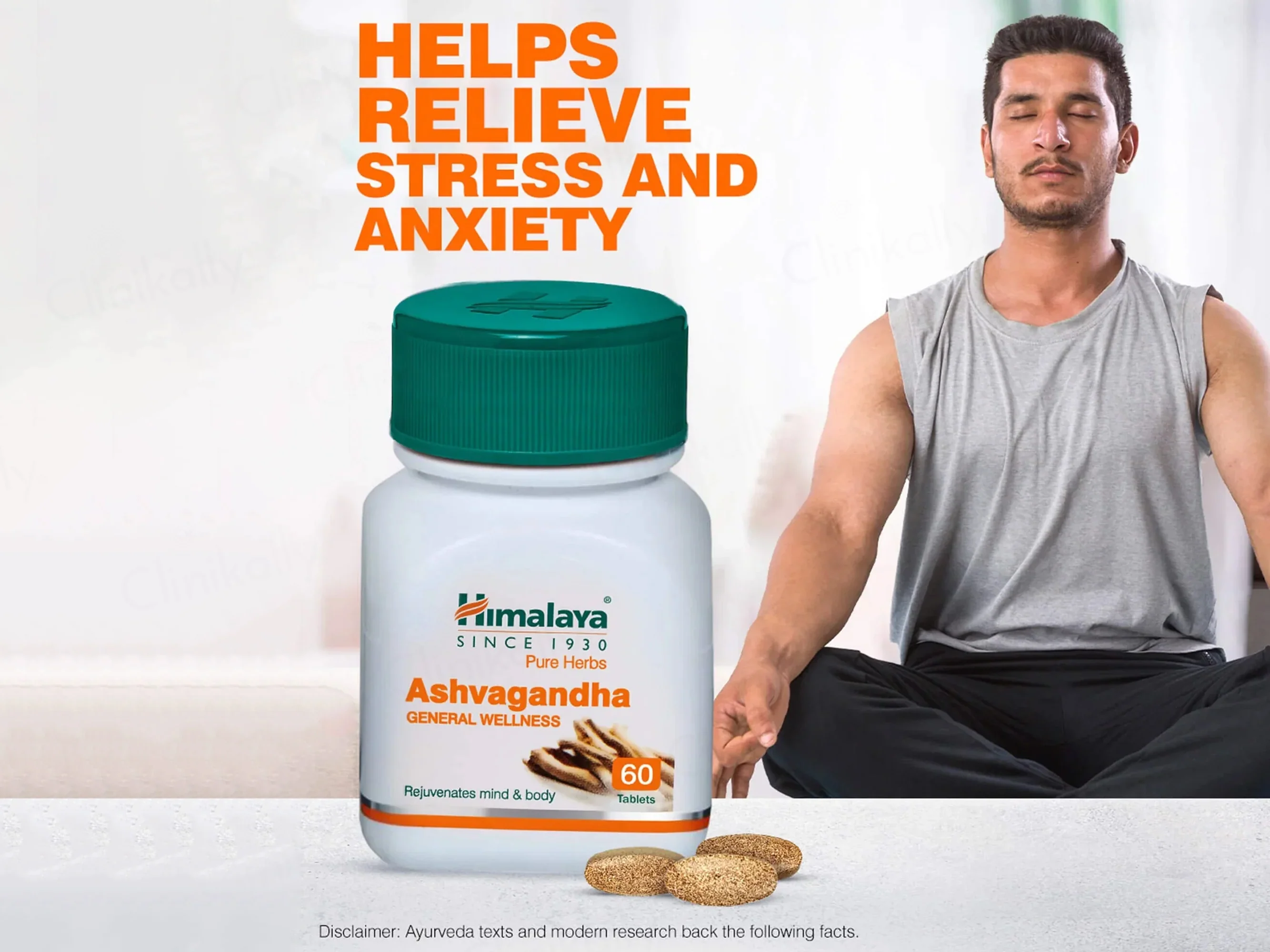 Himalaya Wellness Ashwagandha General Wellness Ayurvedic Tablet - Image 3