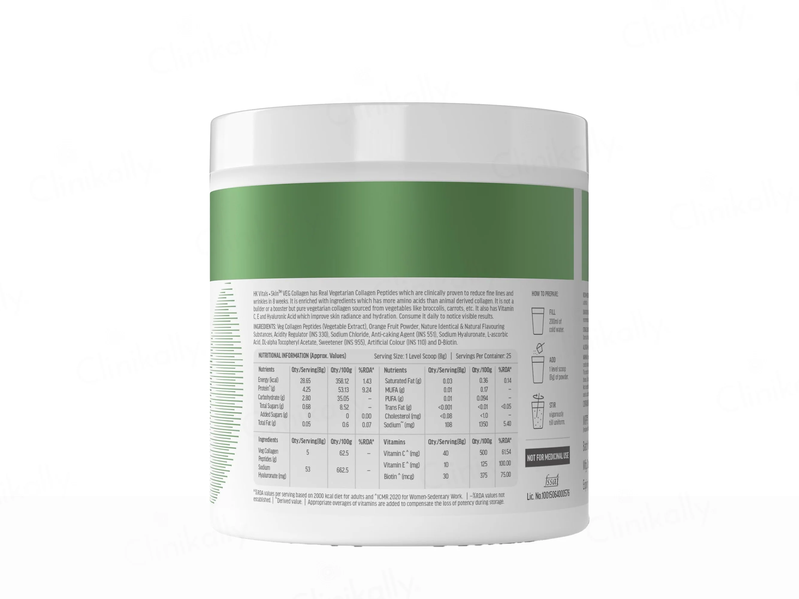HK Vitals 100% Veg Collagen Powder - Orange - Image 3