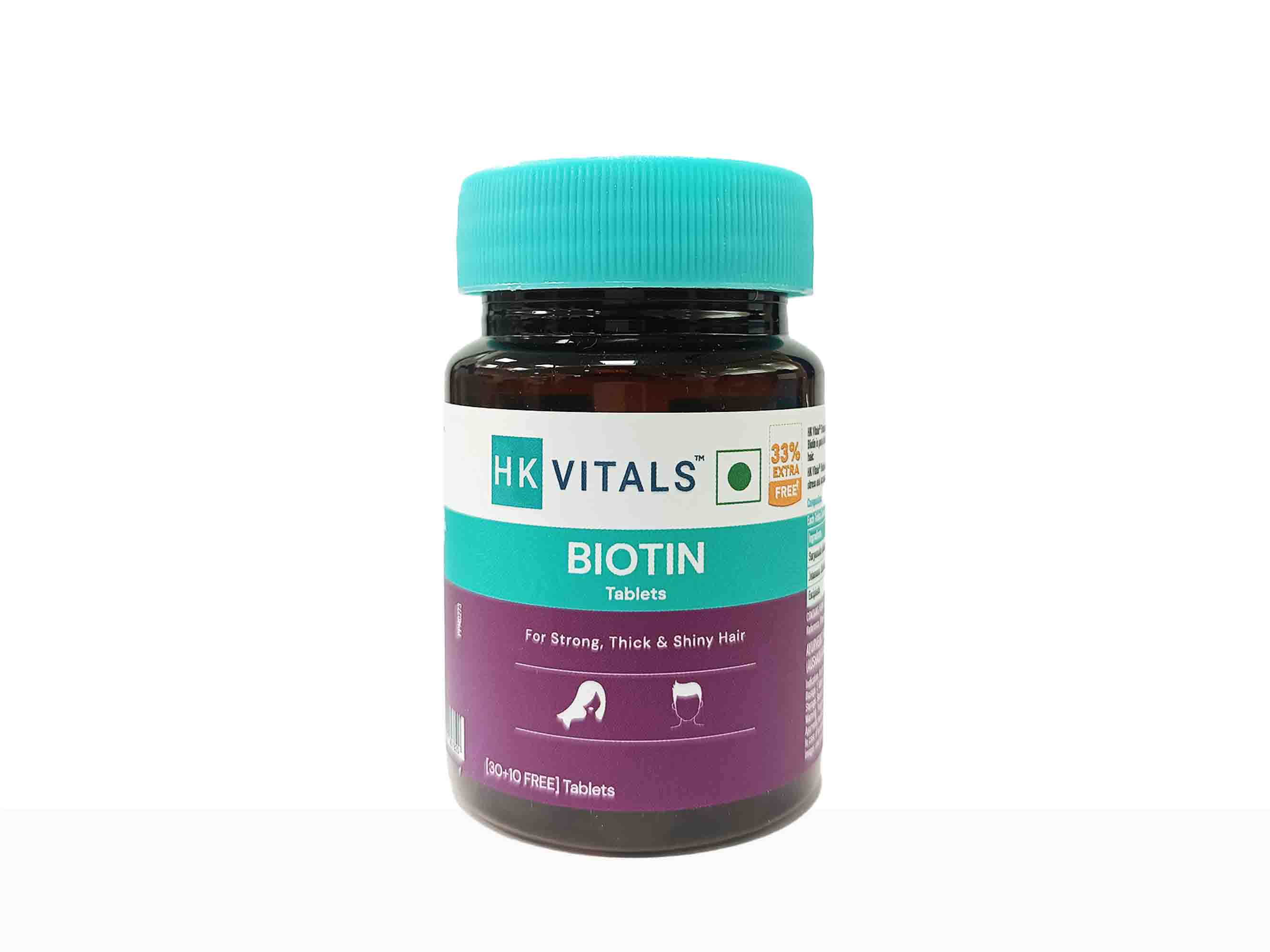 HK Vitals Biotin 10000 mcg Tablet - Image 2