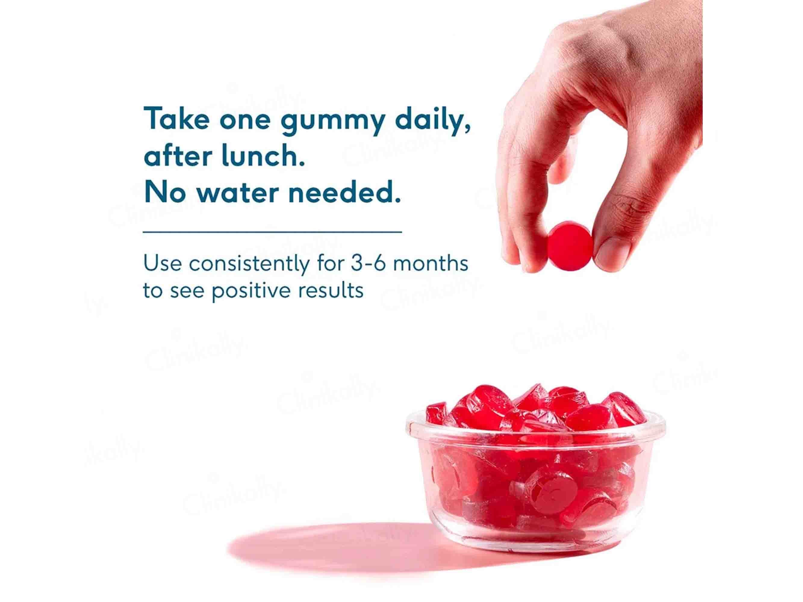 HK Vitals Biotin Gummies Strawberry - Image 5